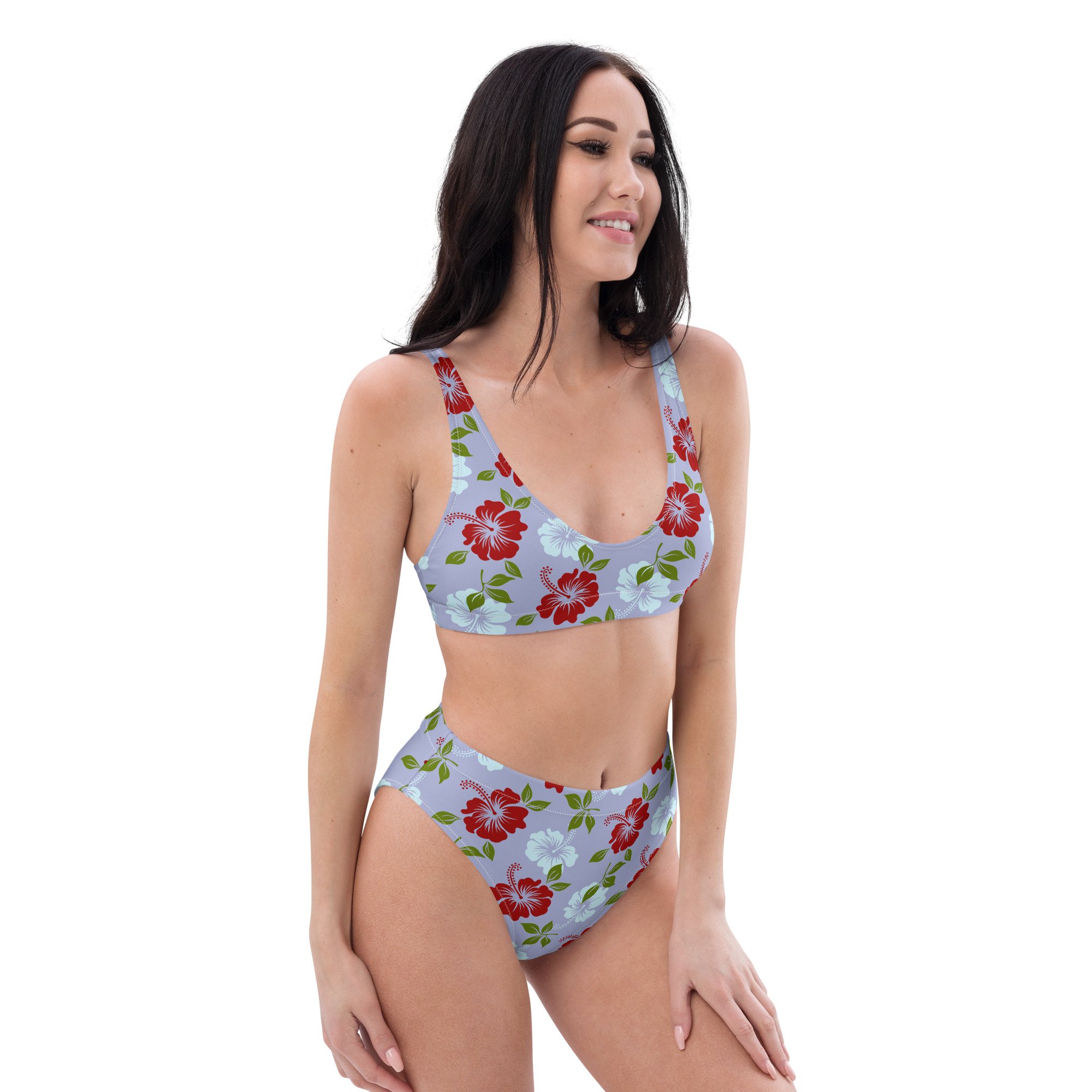 Hibiscus flower bikini
