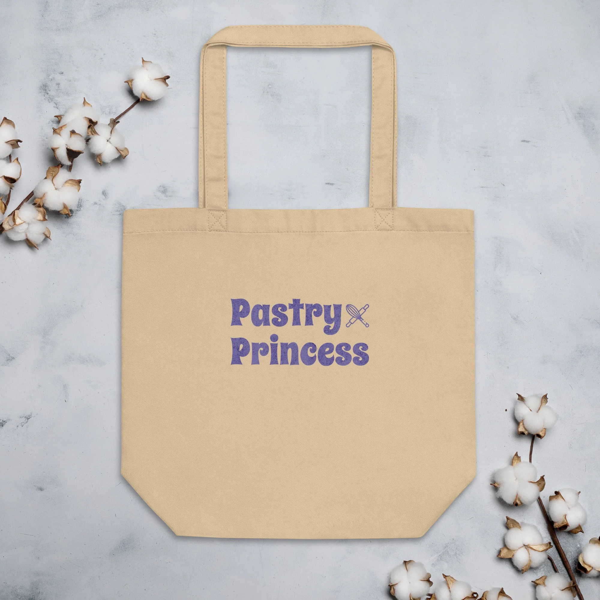 Pastry Princess tote bag, oyster