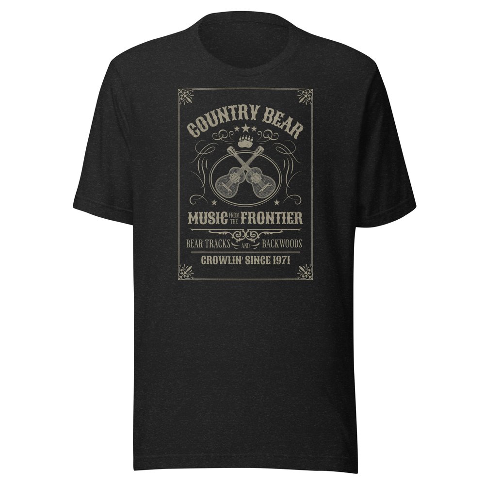 Country Bear Music from the Frontier t-shirt. Disney inspired.