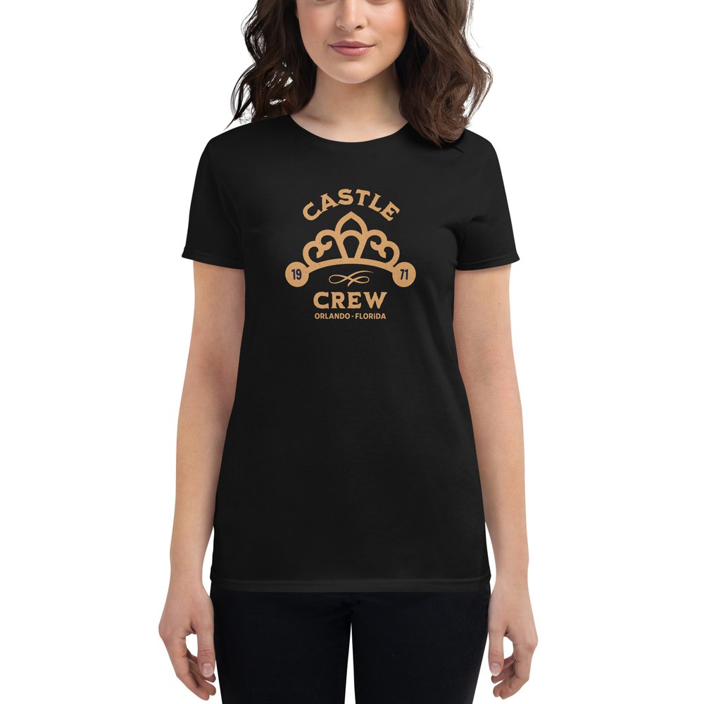 Women's Castle Crew t-shirt in black