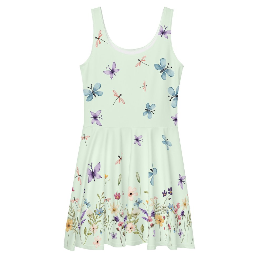 Butterfly Garden Skater Dress, inspired by EPCOT Flower and Garden Festival