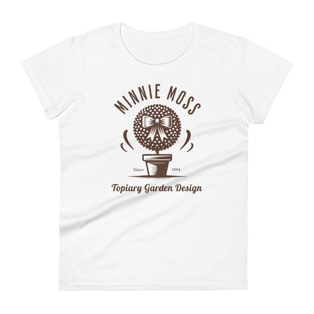 Minnie Moss Topiary Garden Design Women's T-Shirt