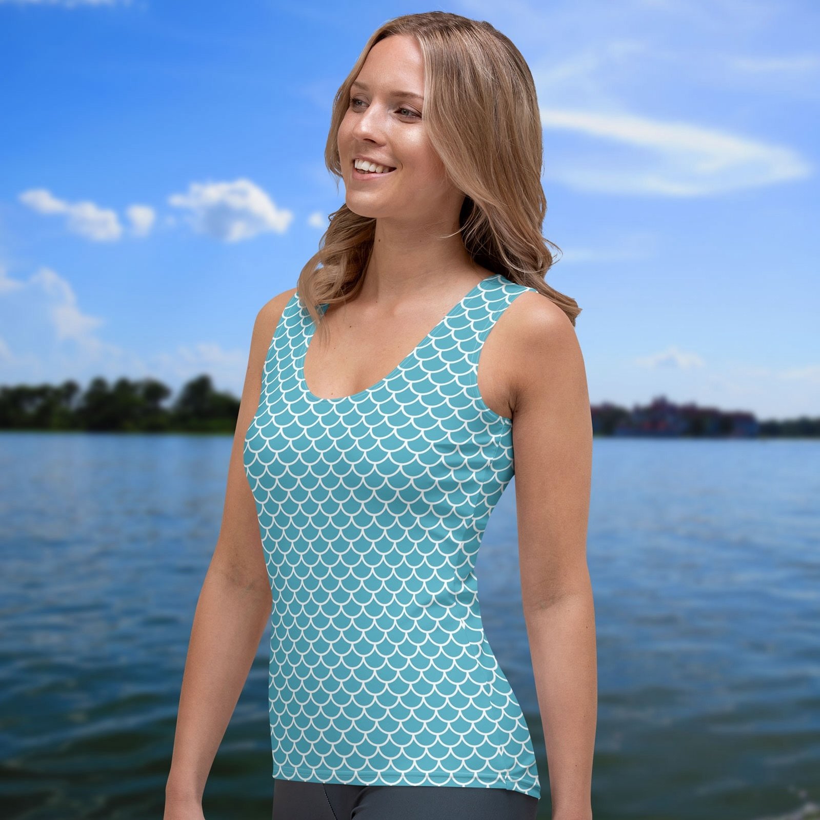 Dive into summer with our enchanting mermaid scales tank top! 🧜&zwj;♀️✨ Transform into your own version of Ariel with this must-have piece.

https://www.1923mainstreet.com/shop/p/mermaid-scales-womens-t-shirt

And that&rsquo;s not all &ndash; our me