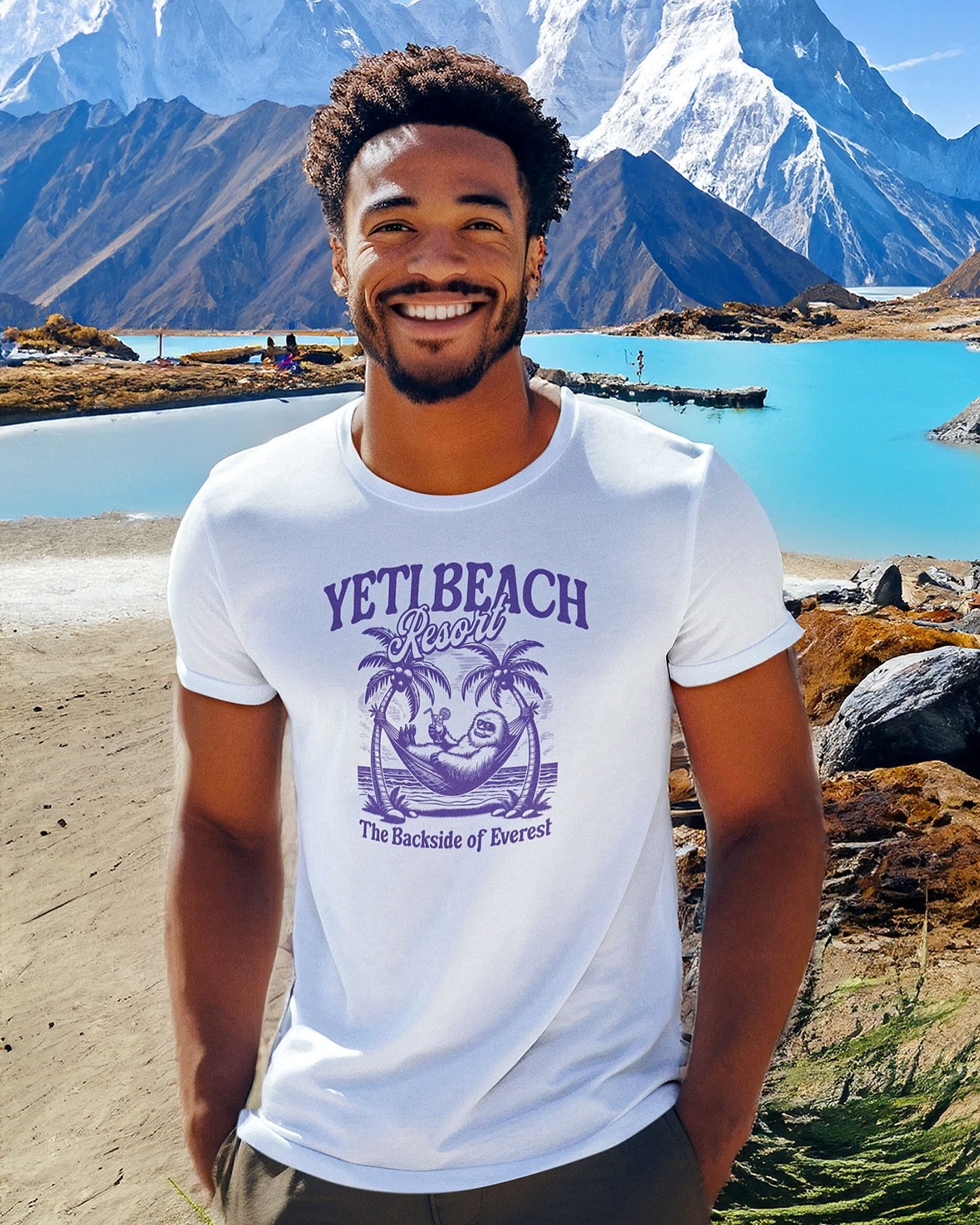 Embark on an expedition of discovery to Yeti Beach Resort: The Backside of Everest unisex t-shirt.

Like uncovering a hidden treasure, this shirt unveils the mysterious and lesser-known realm nestled in the shadow of Everest&rsquo;s mighty peak.

htt