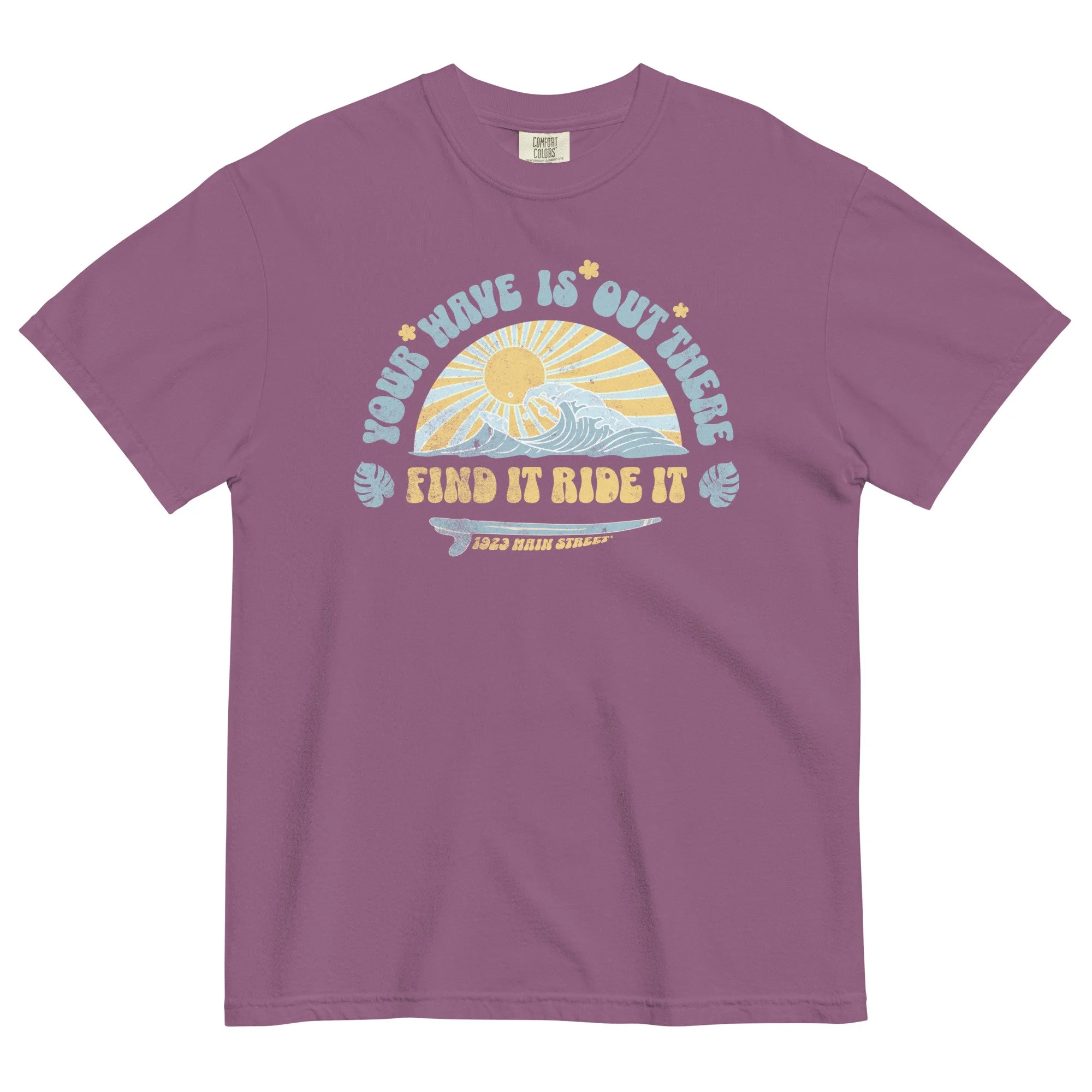 Your Wave Groove Wave t-shirt berry.