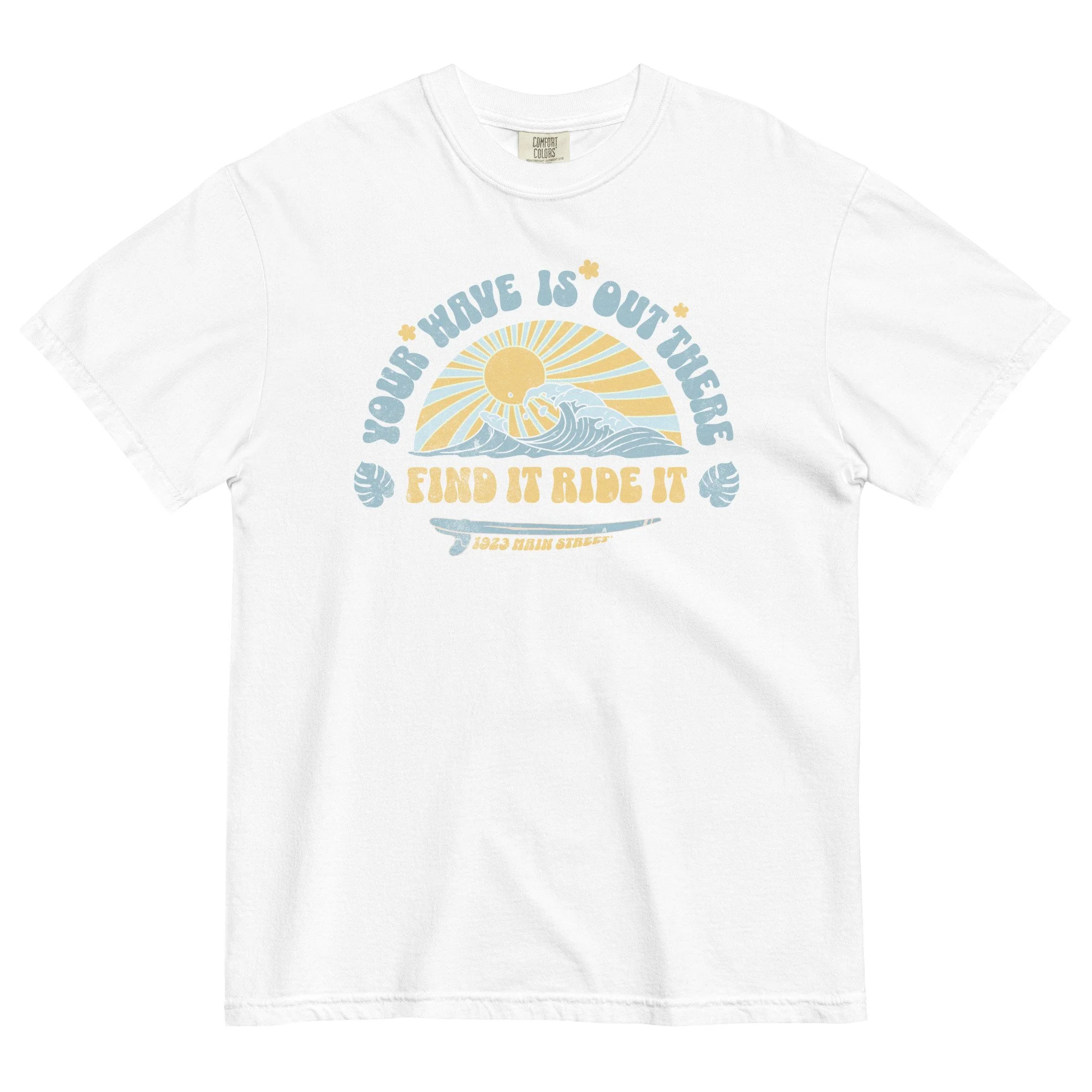 Your Wave Groove Wave t-shirt white.