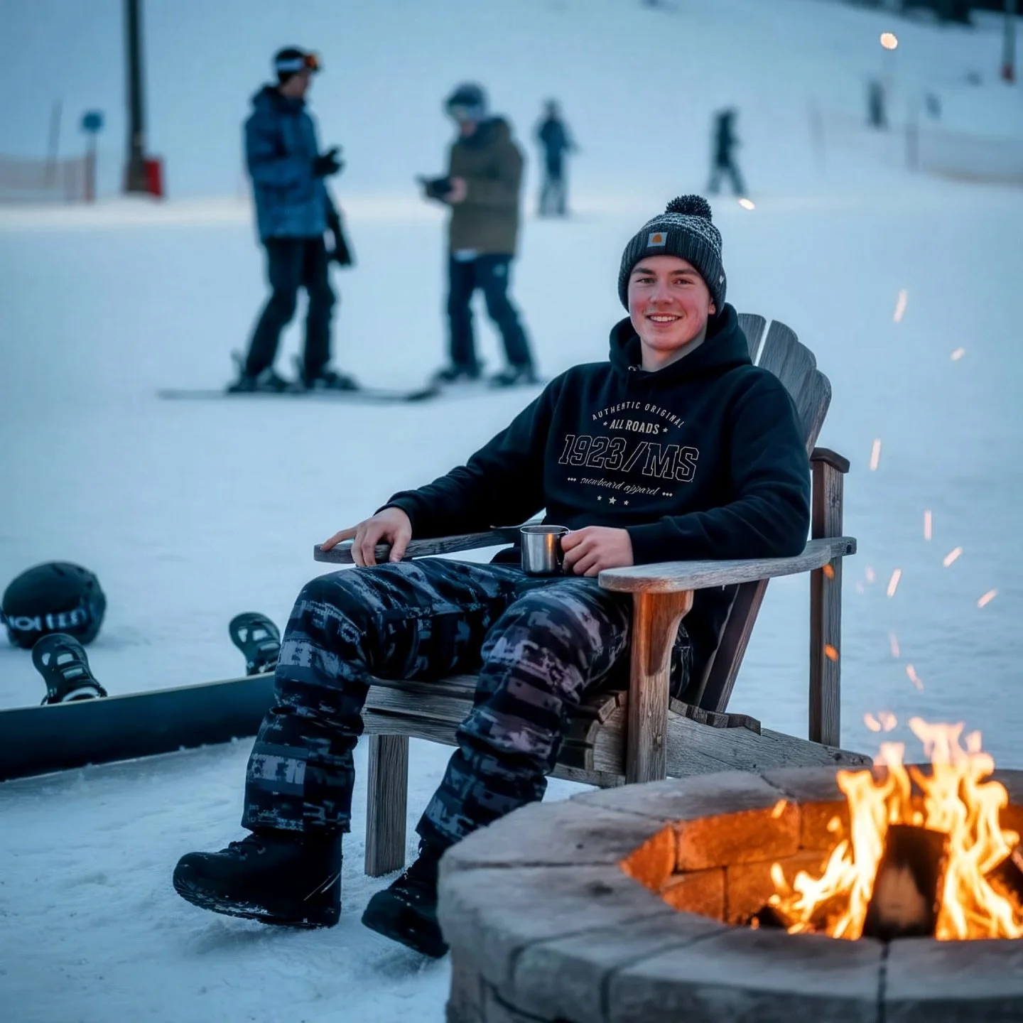 You know it&rsquo;s coming&hellip; Always be ride-ready in the 1923/MS Triple Black Snowboarding Hoodie. Just dropped for this season.

This is a unisex street style snowboard hoodie built for comfort, movement and everyday wear on or off the mountai