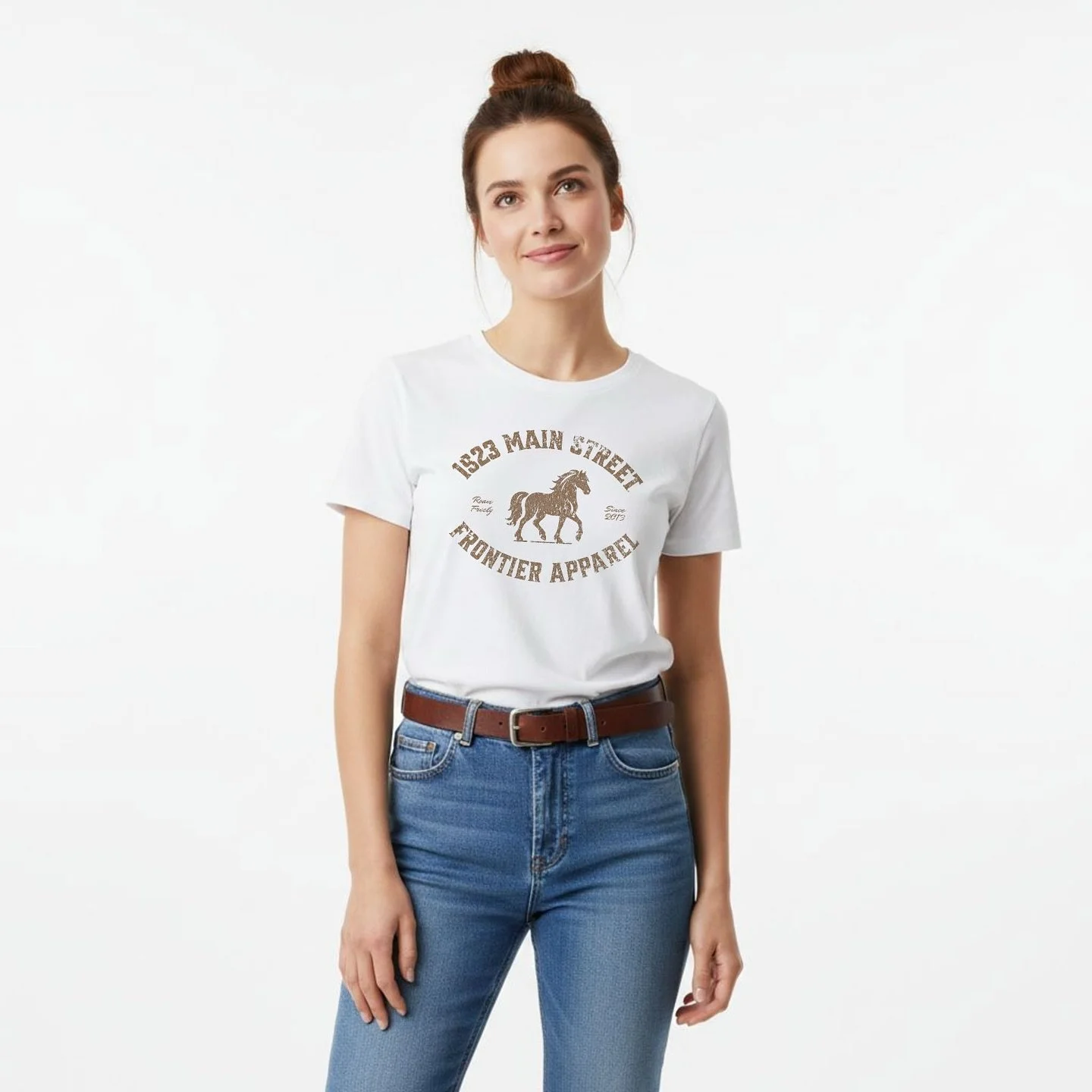 Freedom found in wide open spaces. 
That’s the inspiration behind our western style Mane logo Frontier Apparel unisex tee. Soft comfort whenever you want it.
https://www.1923mainstreet.com/shop/p/mane-frontier-apparel-t-shirt
#frontierappare