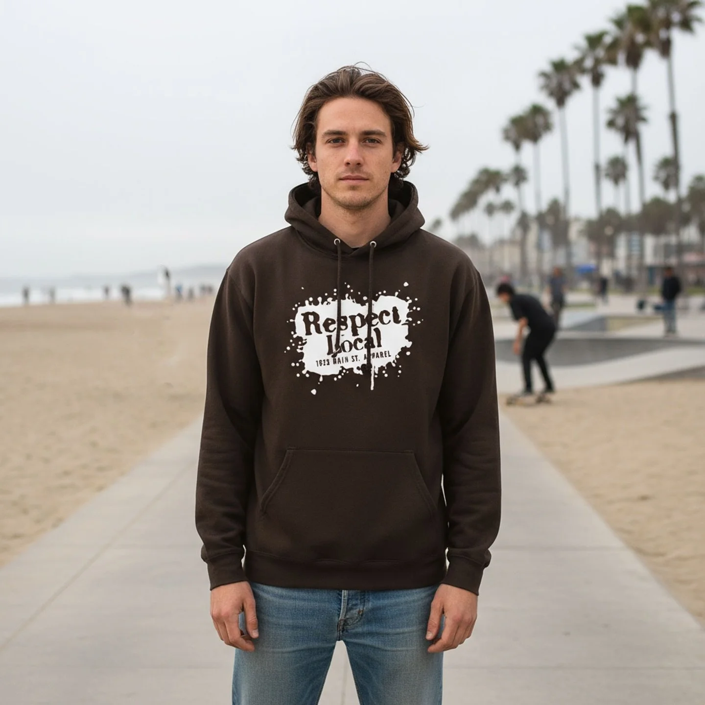 Respect the locals. Respect the culture. Respect the streets.

Our new Respect Local (Splatter Graphic) streetwear tee and hoodie from 1923 Main Street&reg; Apparel is built for travelers, surfers, skaters, and creators who move with intention.

Wear