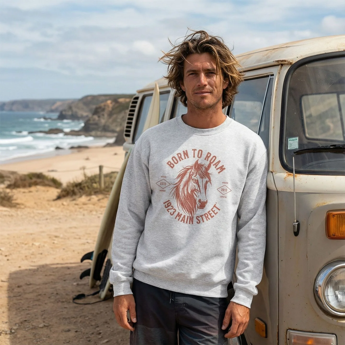 2026 is the Year of the Horse and we&rsquo;re all about that at 1923 Main Street.

Where will you be traveling in 2026 to catch waves, rider powder or explore new places unscripted?

Born to Roam sweatshirt by 1923 Main Street&reg; apparel.

https://