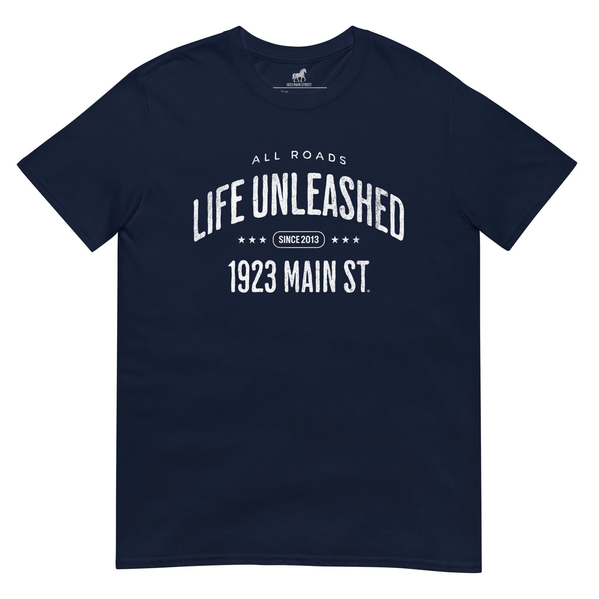 Life Unleashed Arch Skateboard hoodie navy