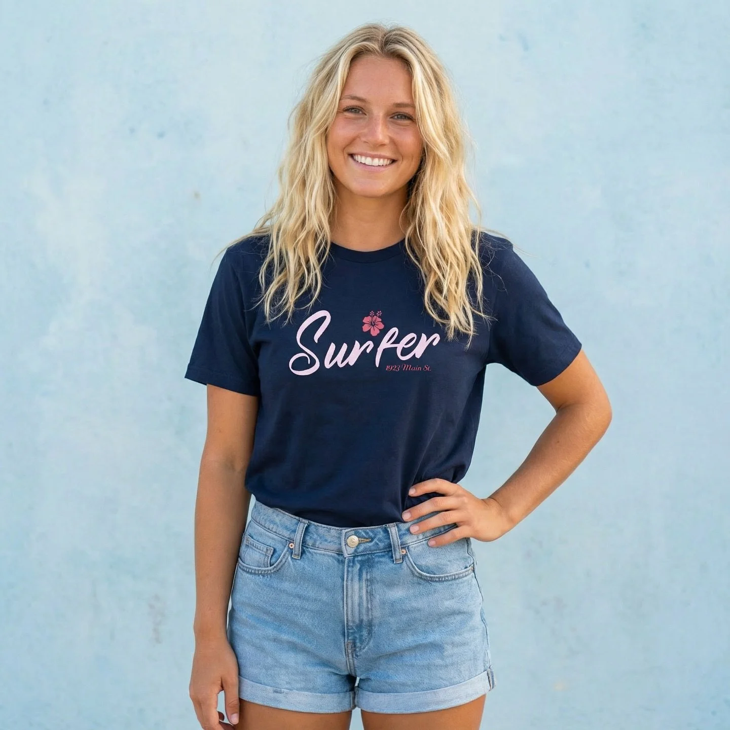 Surfer Blossom T-Shirt &ndash; Women&rsquo;s Surf Tee by 1923 Main Street
Classic surf style with a floral twist.

https://www.1923mainstreet.com/shop/p/surfer-blossom-t-shirt

#womenssurfing #surfing #tshirt #surferstyle #1923mainstreet