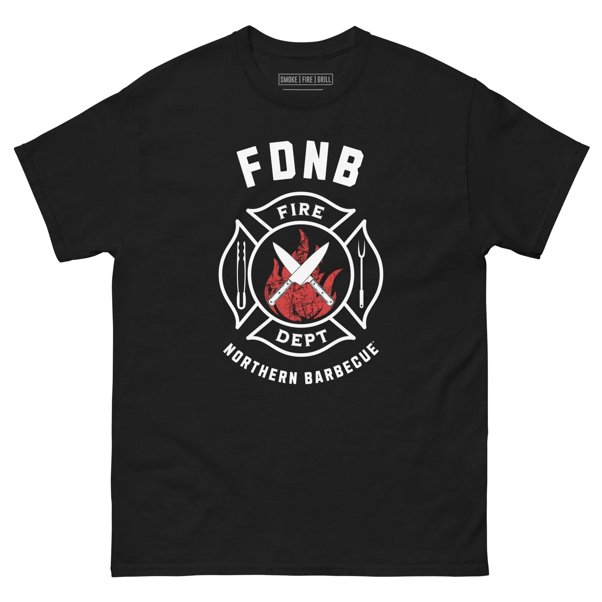 FDNB Fire Department Northern Barbecue t-shirt black.