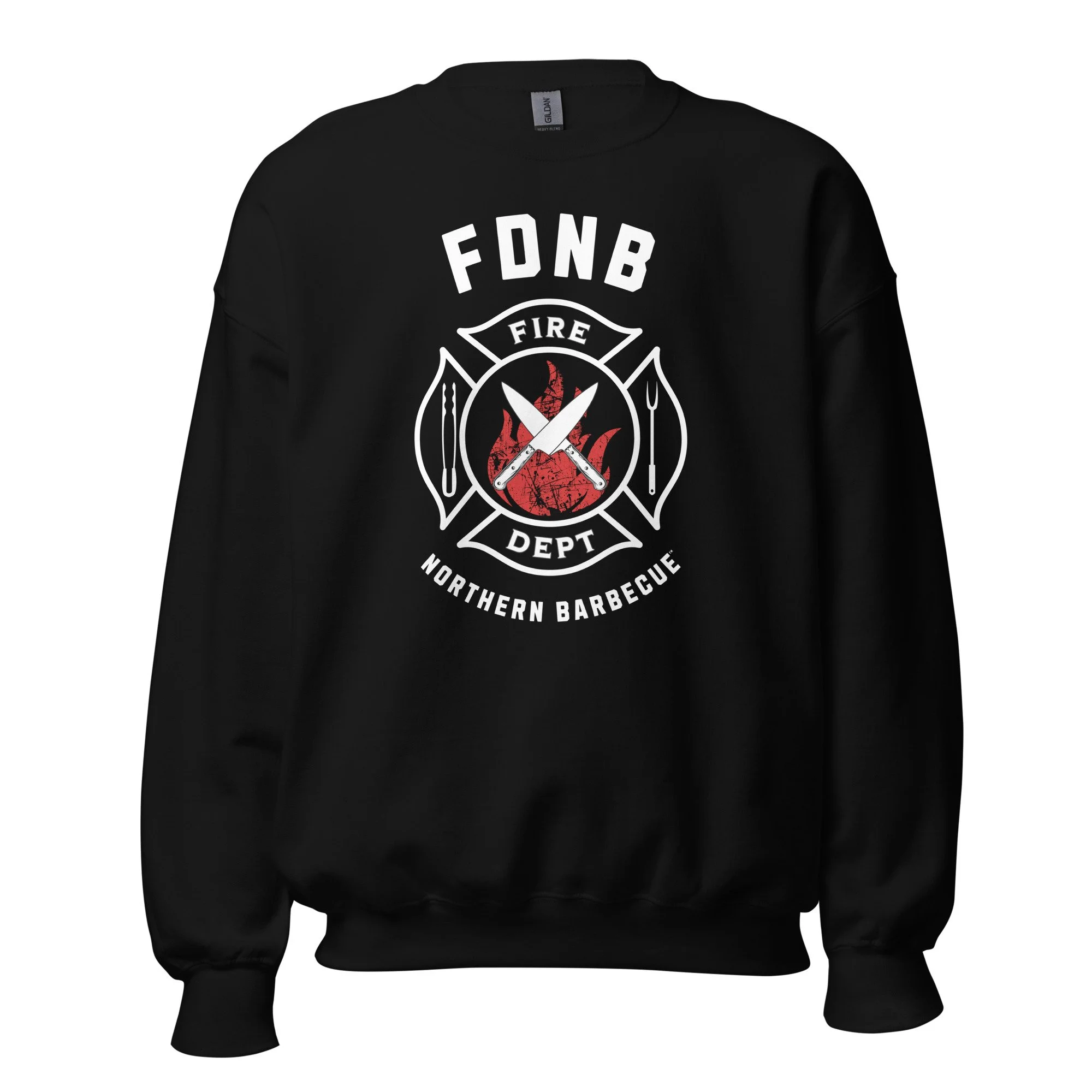 FDNB Fire Department Northern Barbecue sweatshirt black.