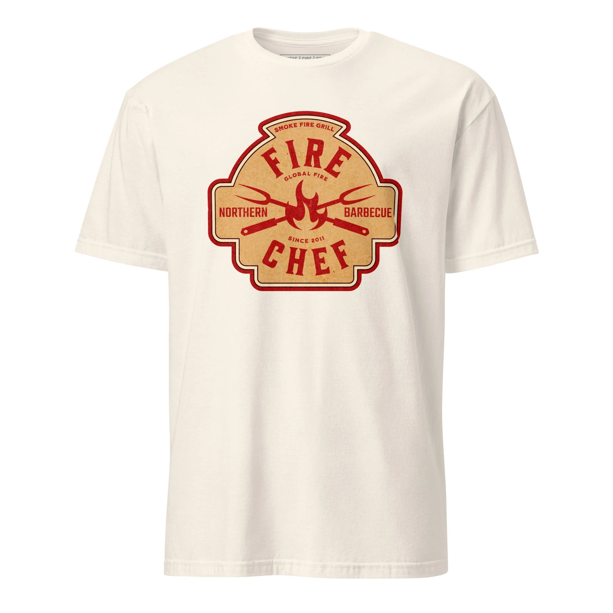 Fire Chef, Global Fire barbecue t-shirt natural.