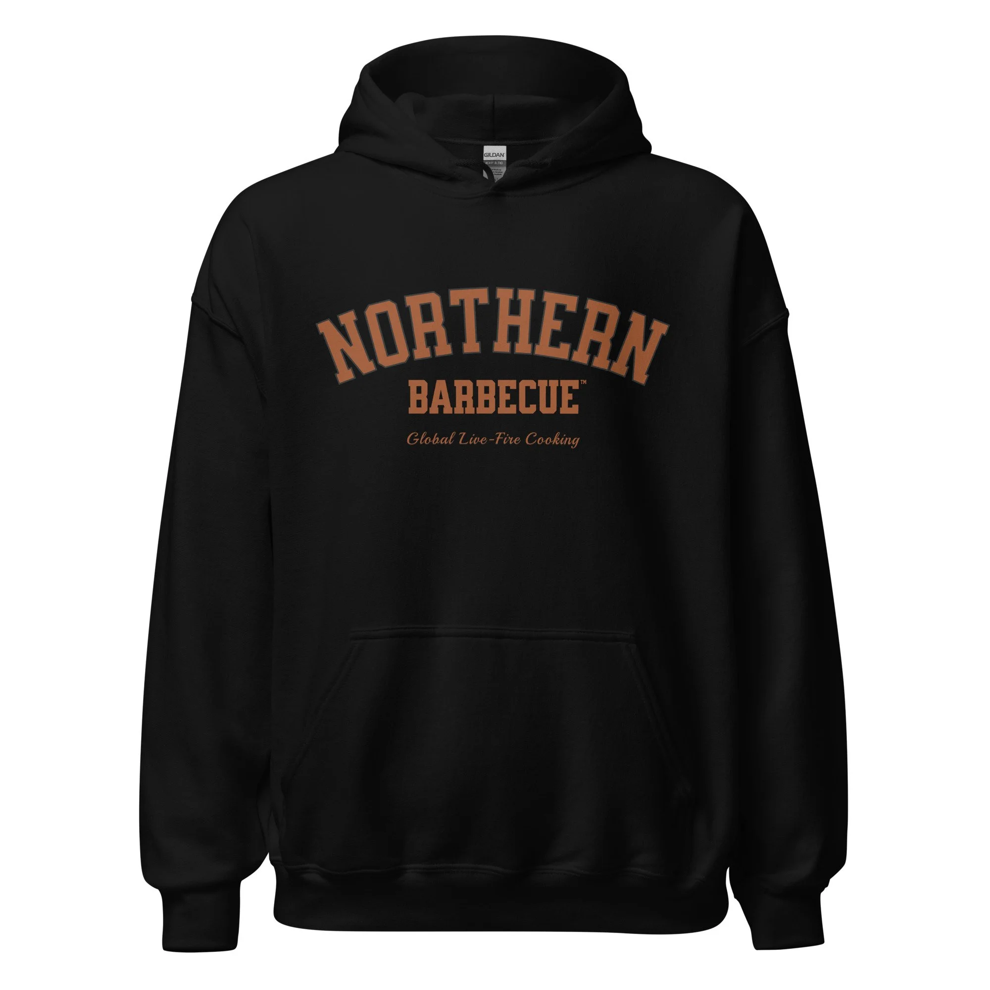 Northern Barbecue Varsity Hoodie black.