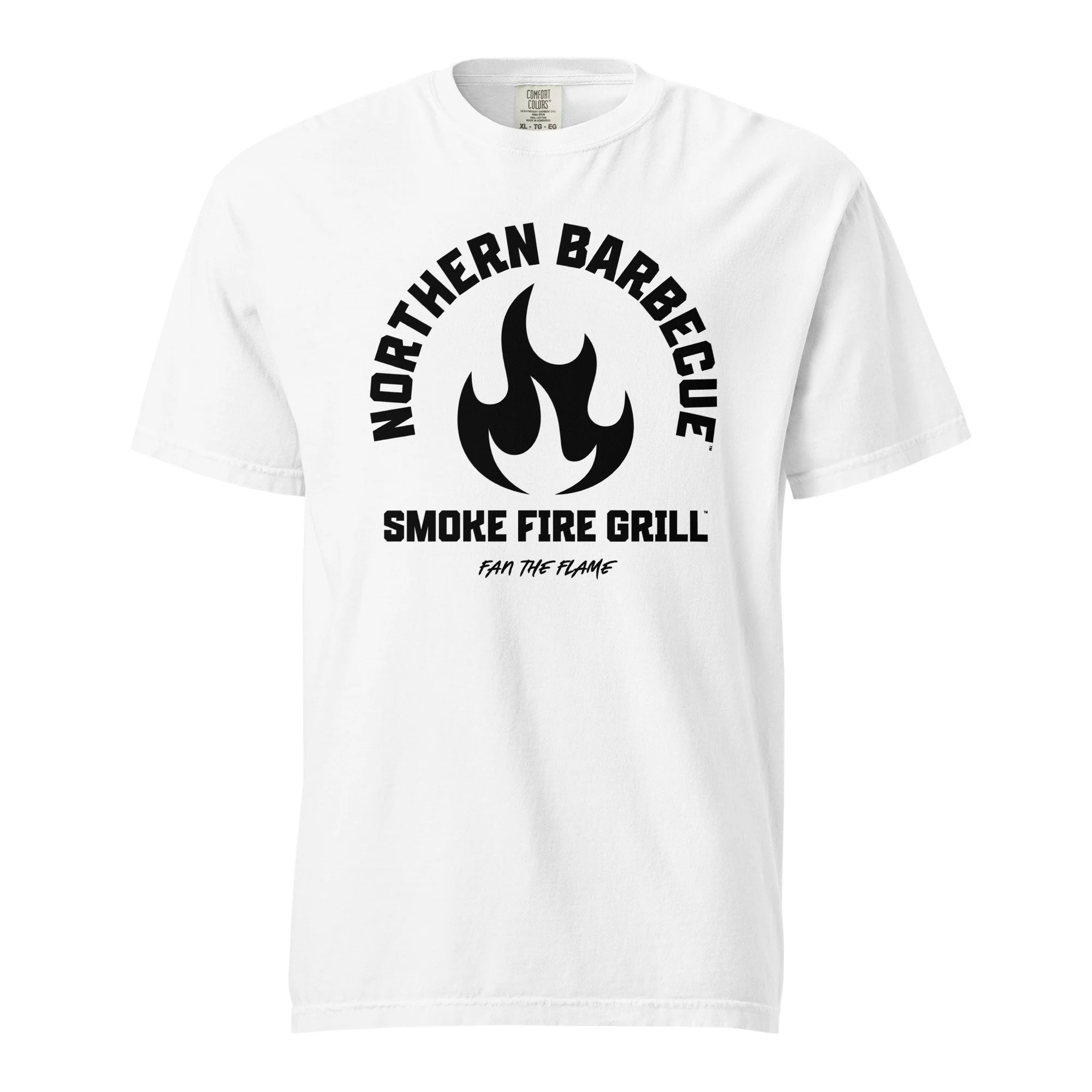 Northern Barbecue™ Semi Flame T-Shirt white.