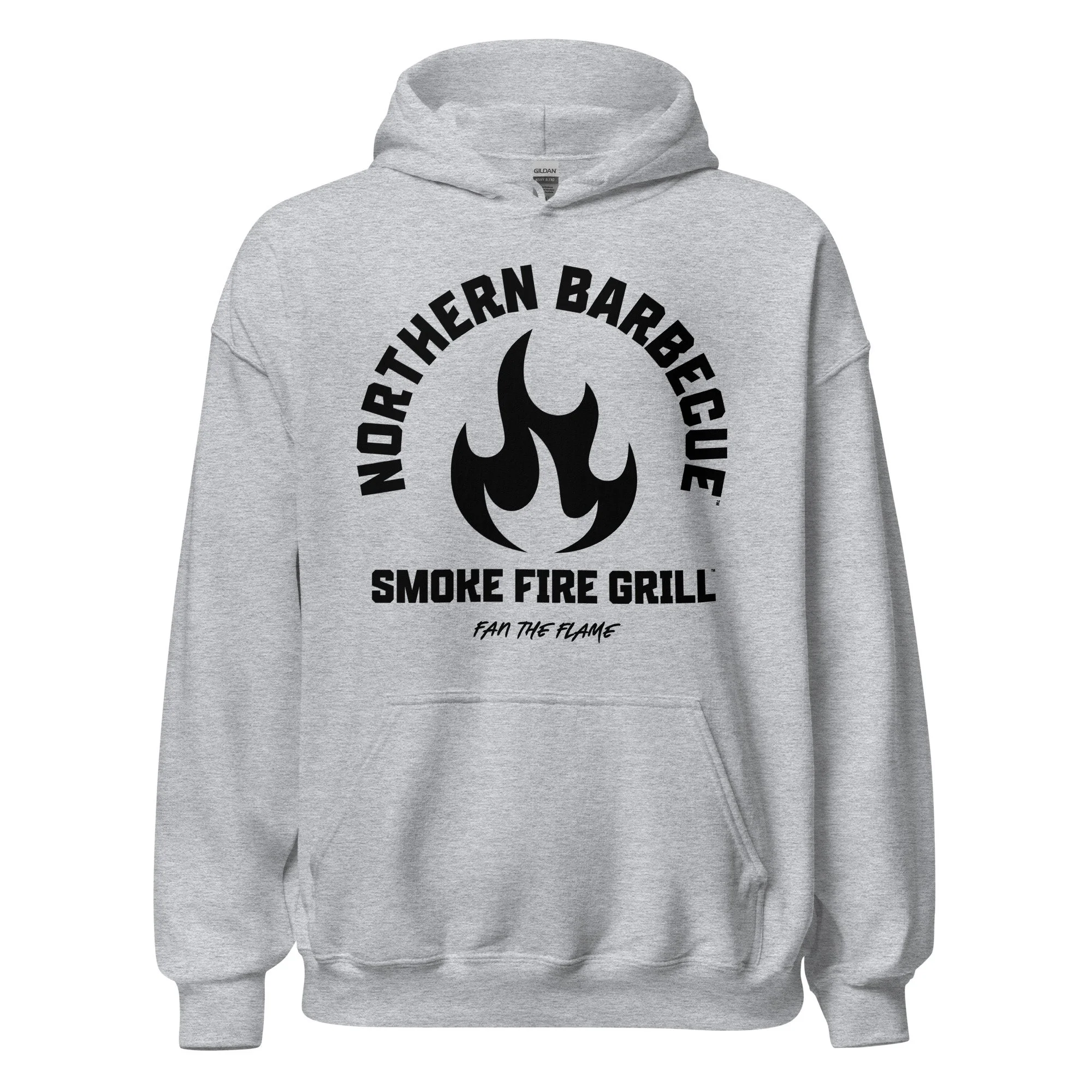 Northern Barbecue™ Semi Flame Hoodie sport grey.