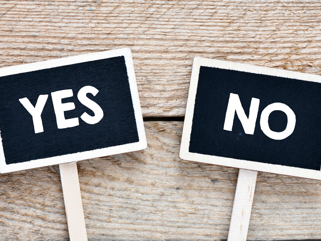 do you have a hard time saying “no”?