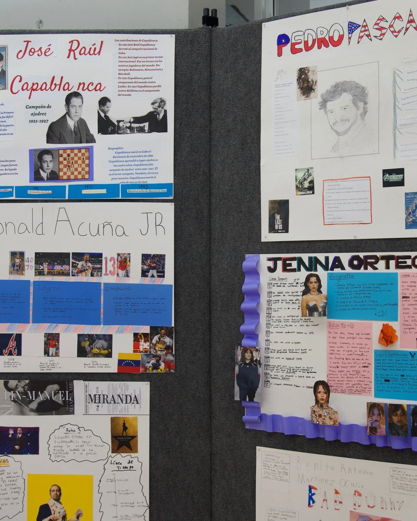 Our community celebrated Hispanic Heritage Month in a variety of ways! Our Middle School students explored the stories of people with Hispanic heritage through creative, research-based projects! 
Our fifth graders researched and answered questions a