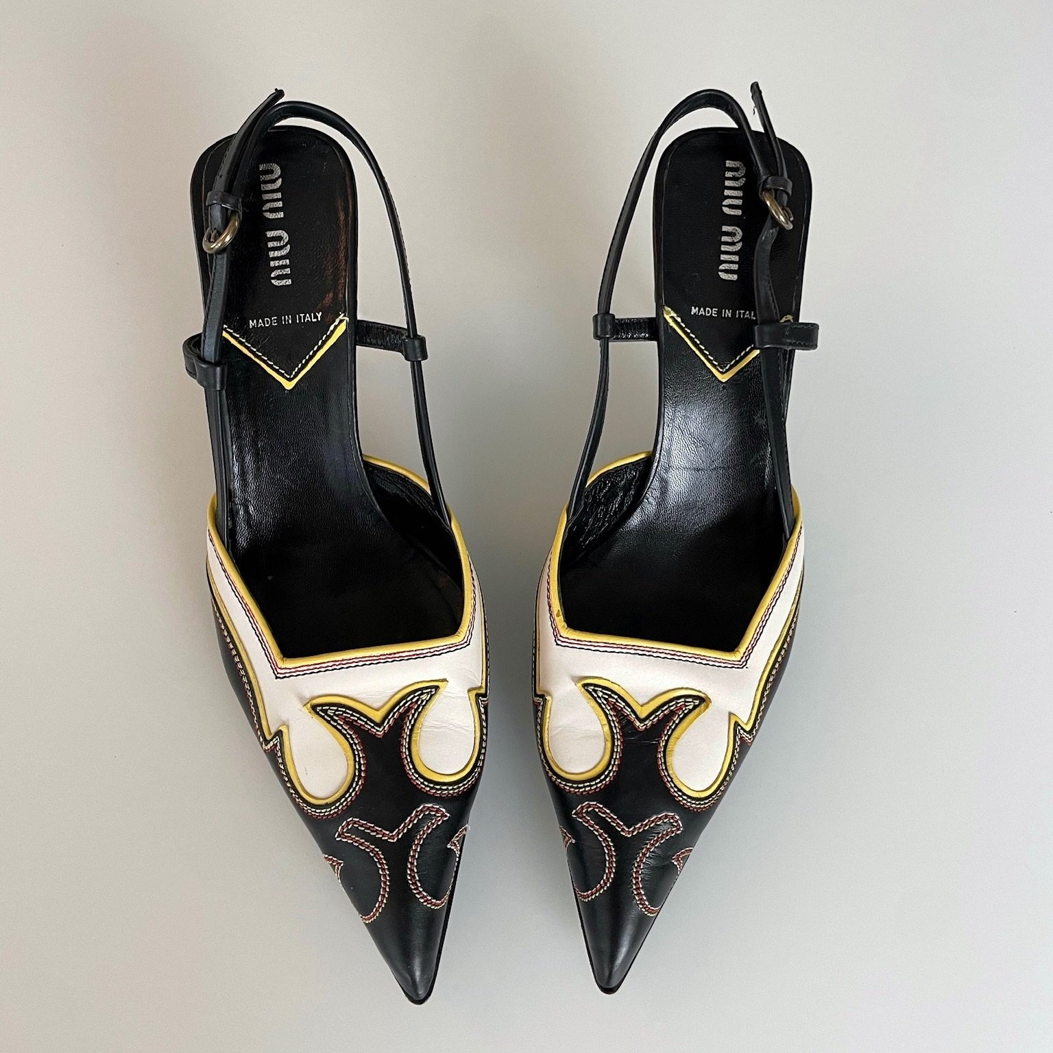 Miu Miu Cowboy Slingback, 36 EU