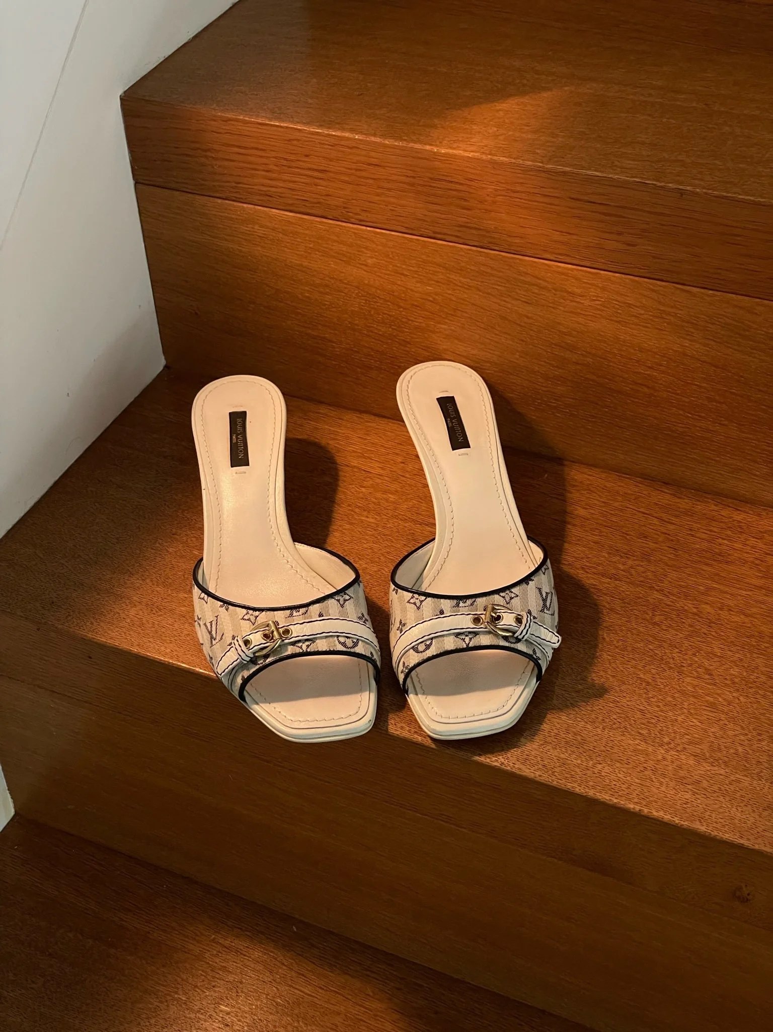 Louis Vuitton Slipper white, 38.5 EU
