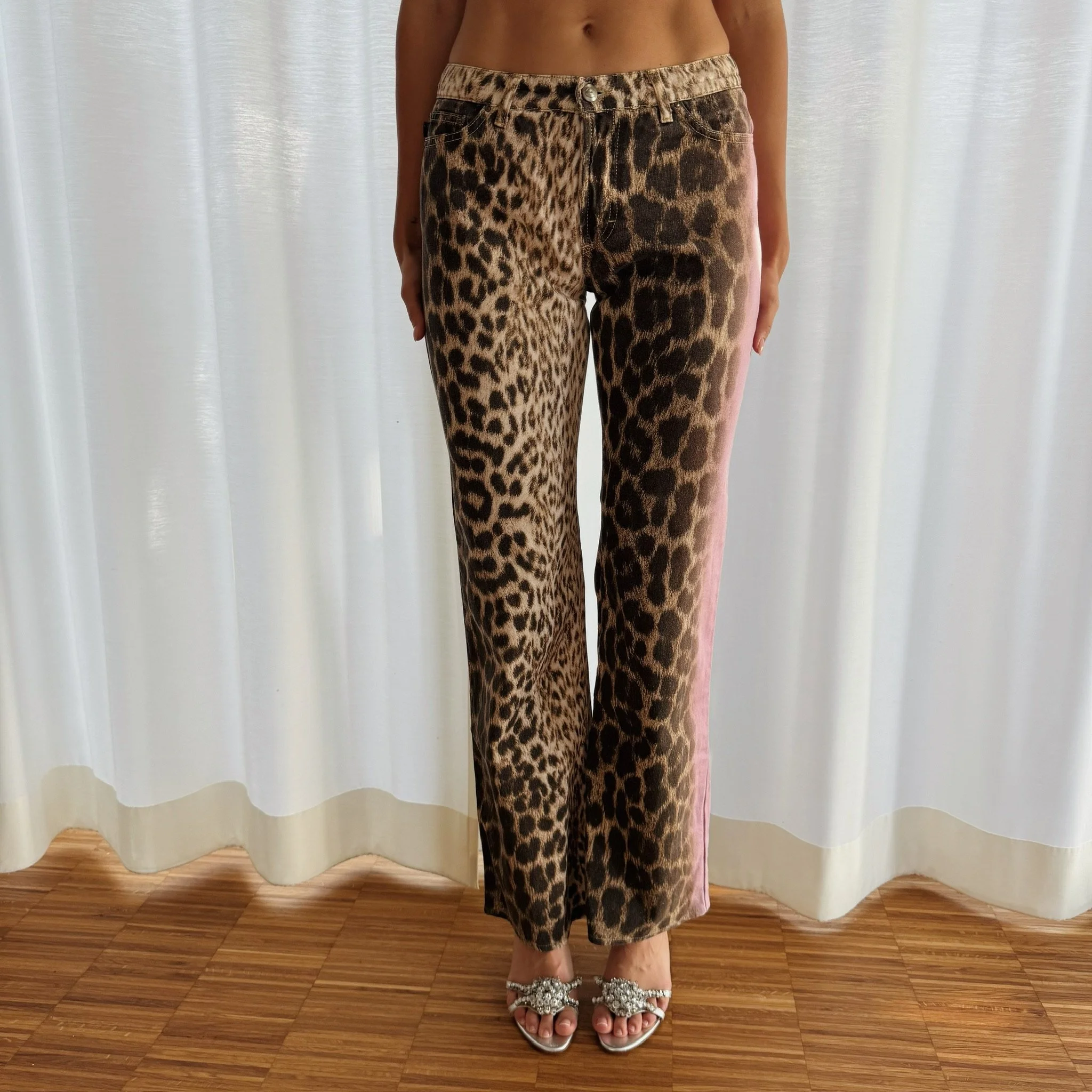 Roberto Cavalli jeans animal print, 36