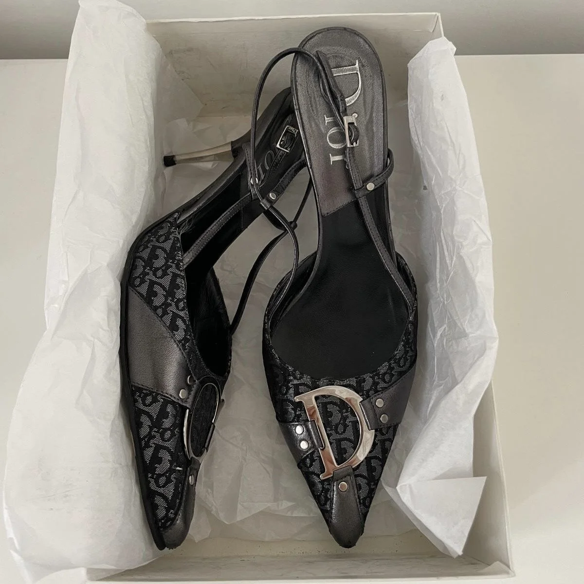 Christian Dior Slingbacks, 40.5