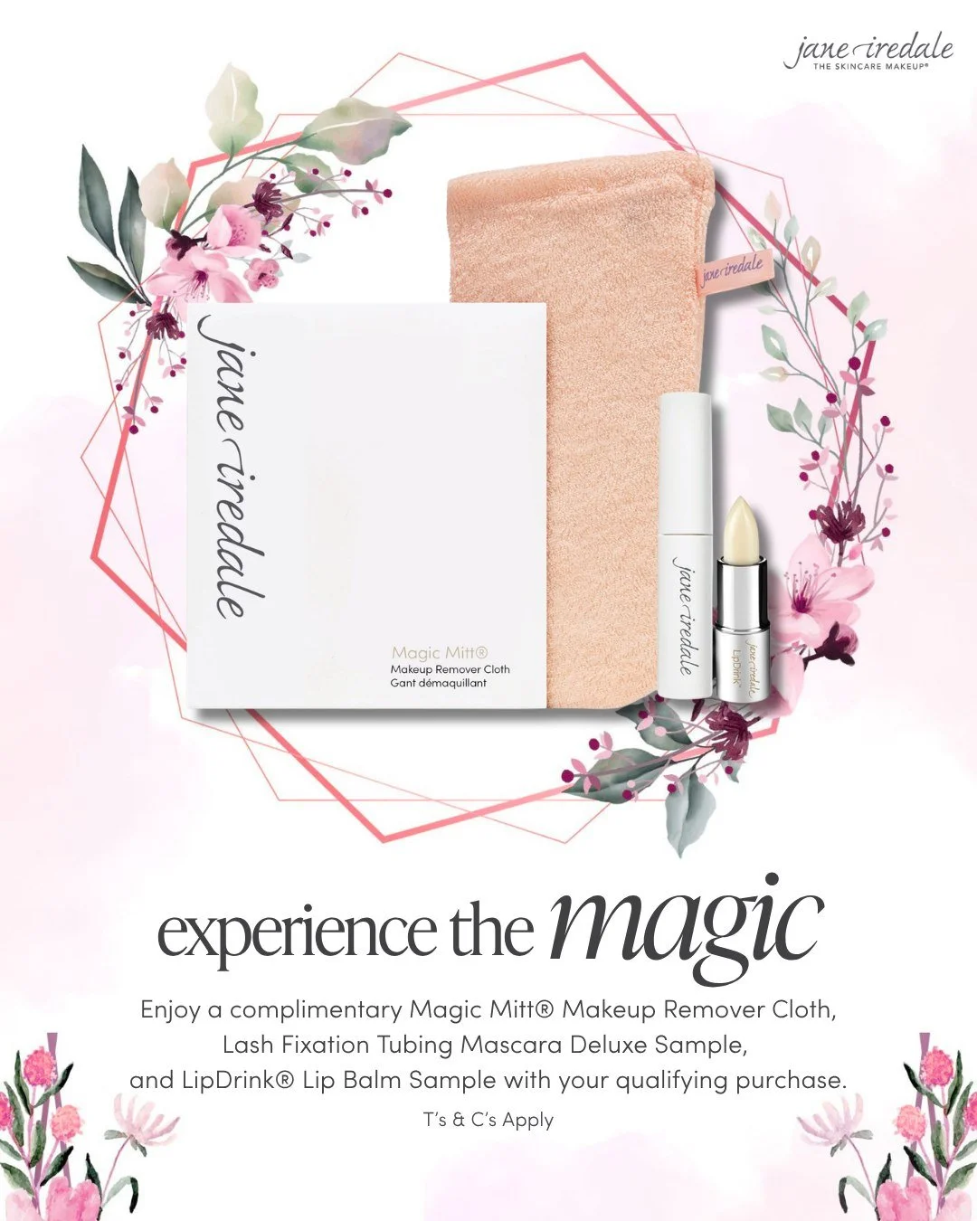 ❣️❣️❣️ WHO DOESN'T LOVE A FREE GIFT WITH PURCHASE❣️❣️❣️

💕Discover clean beauty, skin-loving makeup, and a naturally radiant glow. 💕

✨✨Receive a free gift valued at $79.00 when you purchase ANY Jane Iredale products to the value of $199.00 ✨✨

✨✨ 