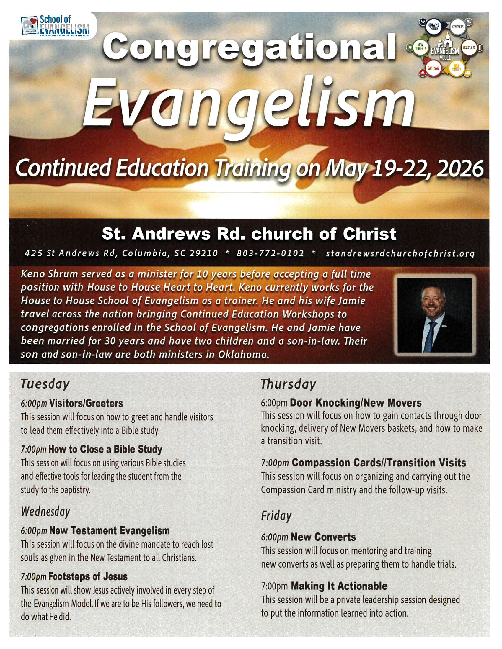 Evangelism Continued Education Training