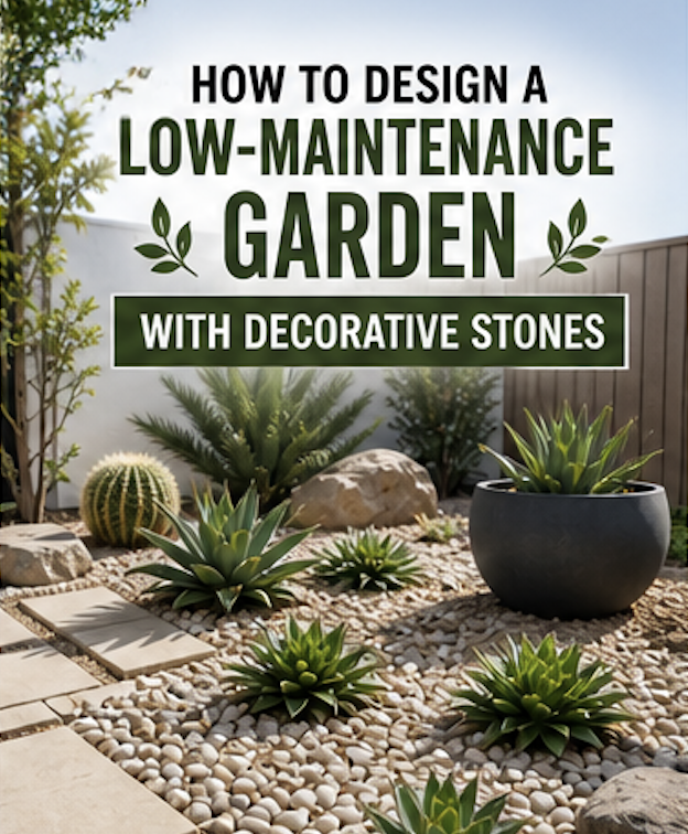 How to Design a Low-Maintenance Garden with Decorative Stones
