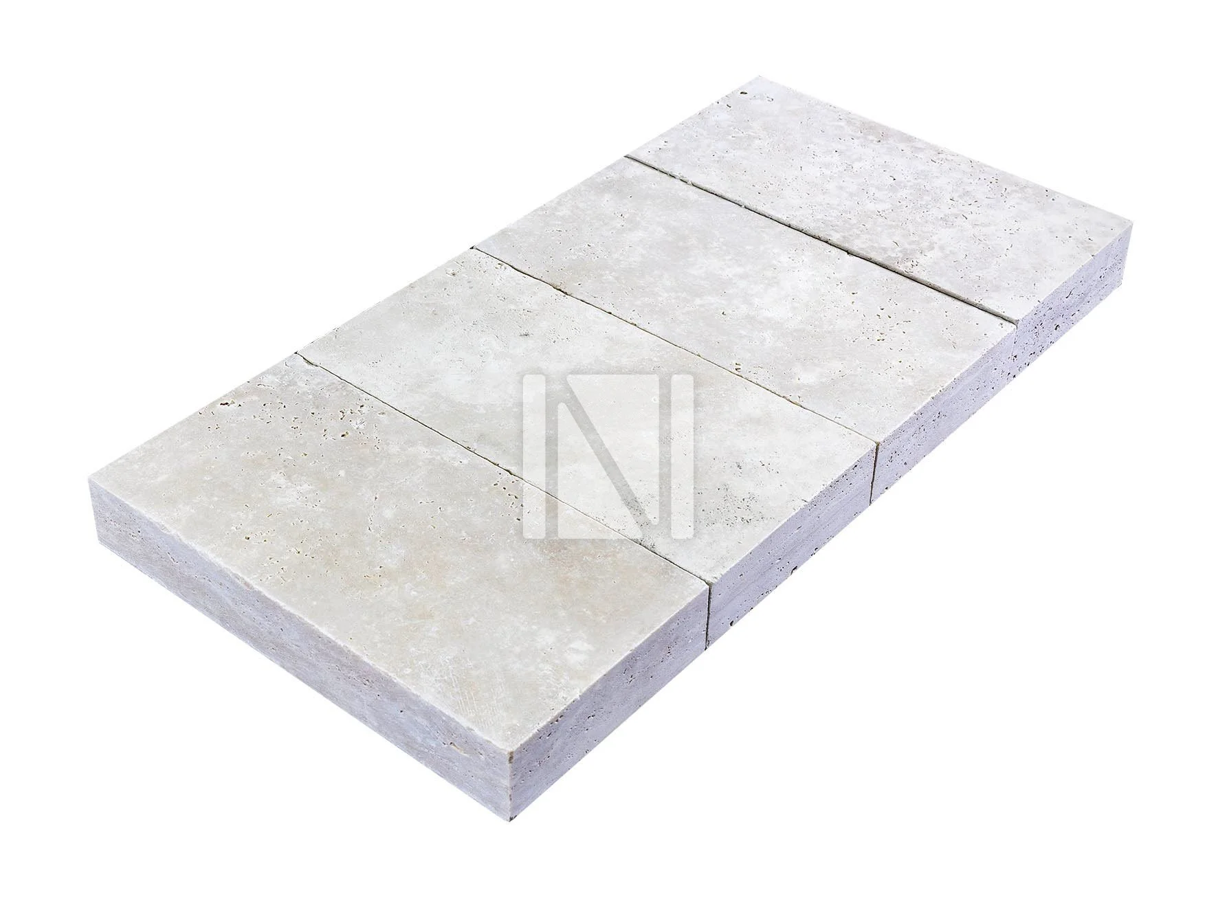 Ivory Premium Tumbled 2 Inches Pavers