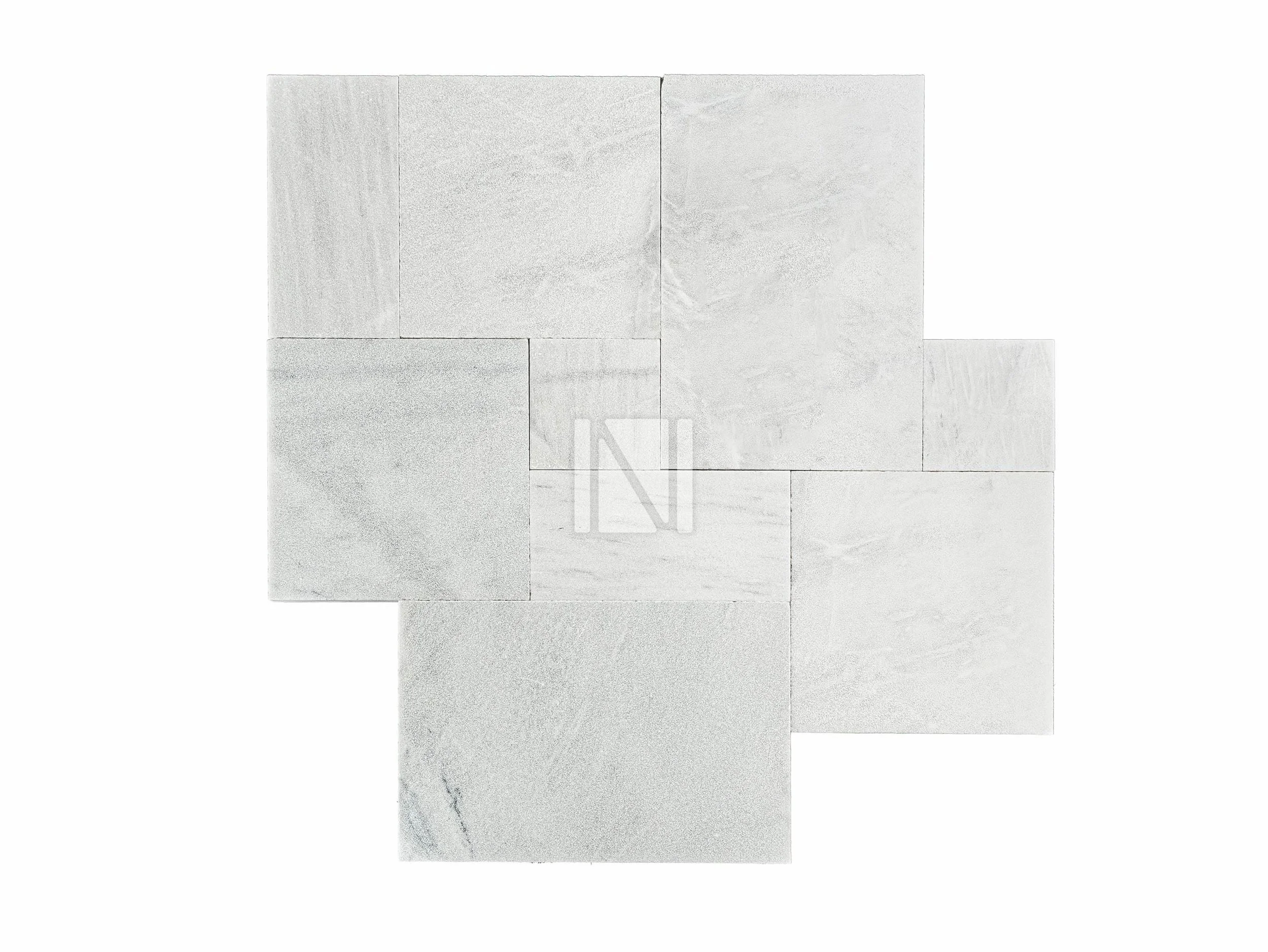 Ice White Sandblasted Pavers