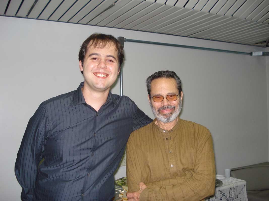 with Leo Brouwer, São Paulo, 2008.