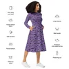 Halloween Skull Print Short Sleeve Vintage Midi Dress main image 1