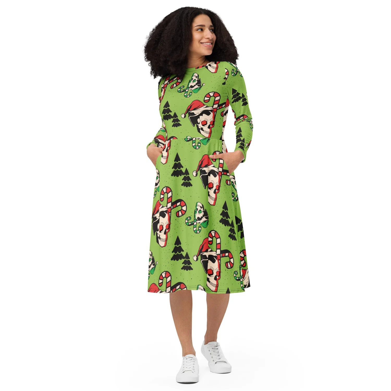 long-sleeve-midi-dress-pockets-Halloween-spooky-punk-goth-Christmas-spookmas-creepmas-skull-candy entirely Wicked long-sleeve-midi-dress-pockets-Halloween-spooky-punk-goth-Christmas-spookmas-creepmas-skull-candy entirely Wicked