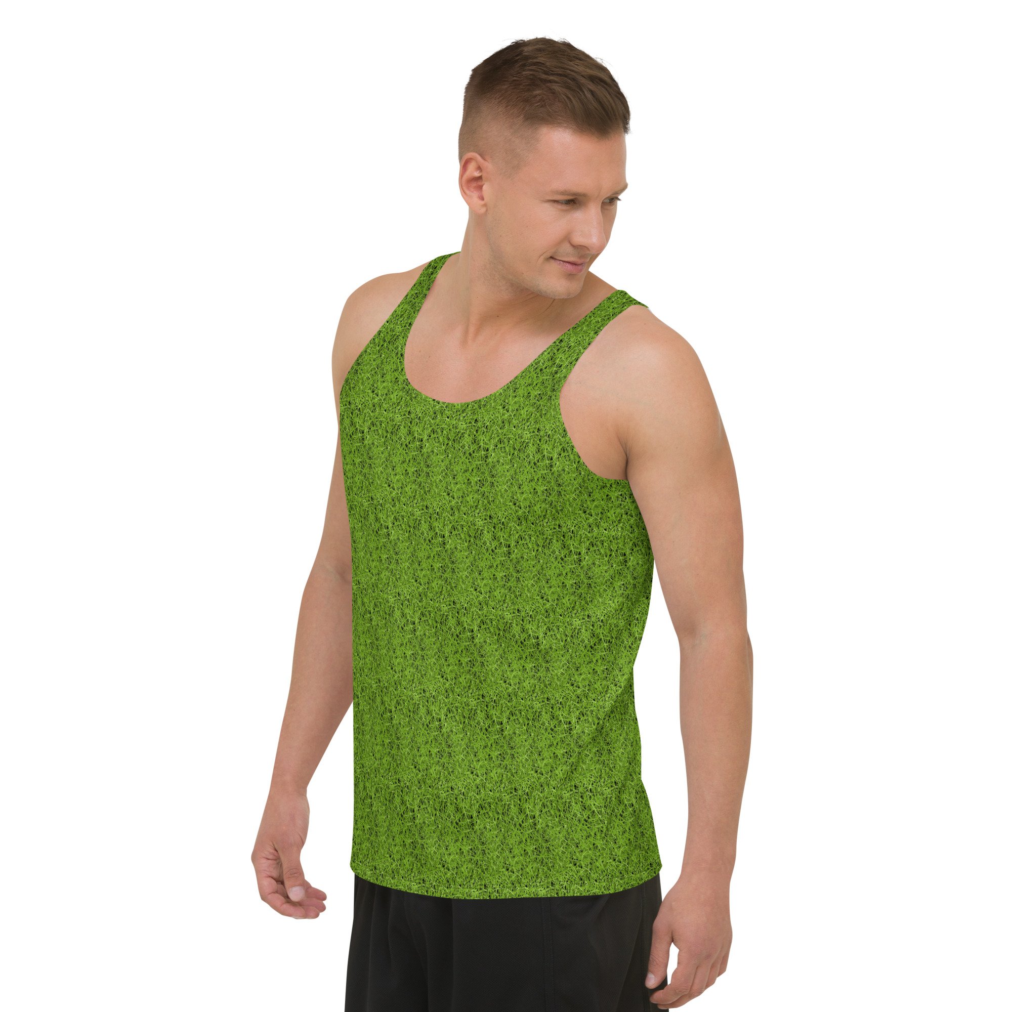 Unisex-tank-top-workout-halloween-costume-grass-football-soccer-sports-party-field-referee-theme