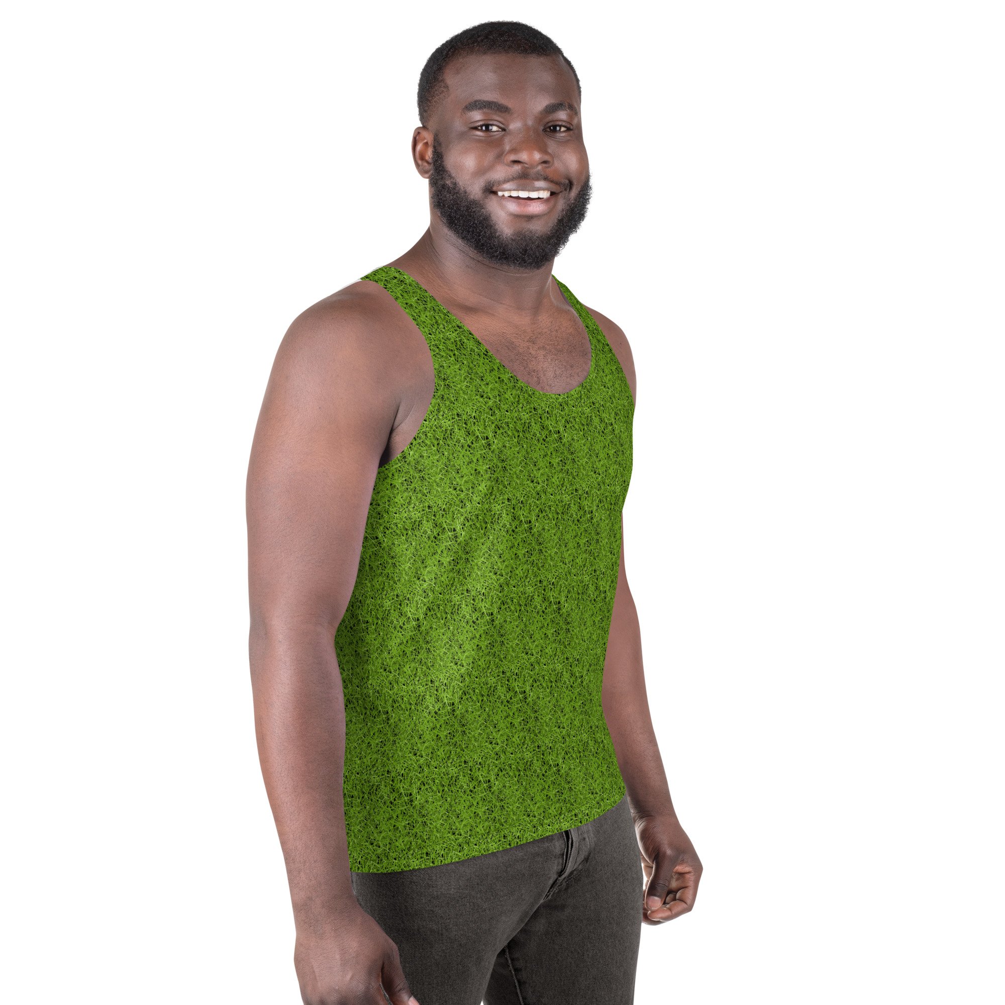 Unisex-tank-top-workout-halloween-costume-grass-football-soccer-sports-party-field-referee-theme