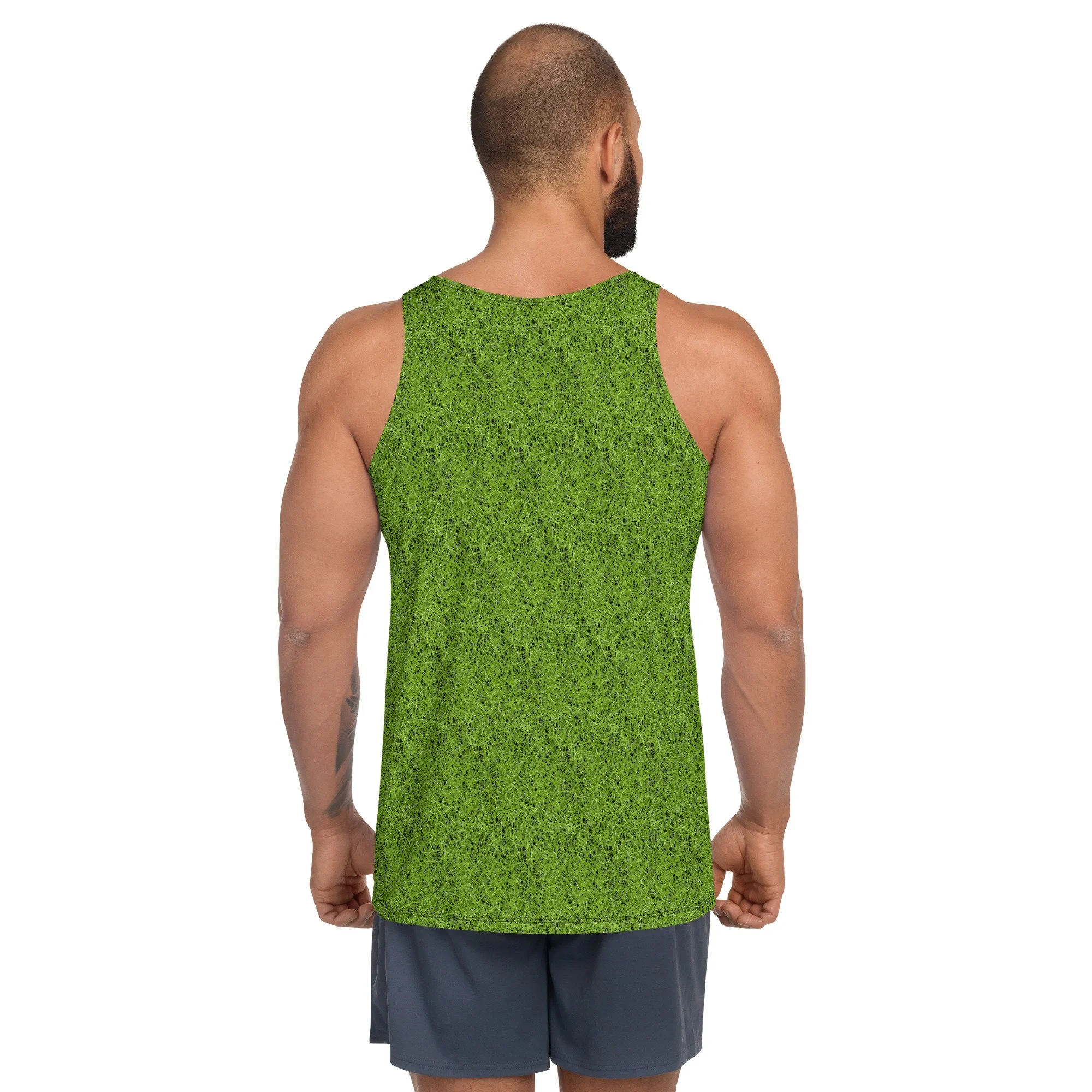 Unisex-tank-top-workout-halloween-costume-grass-football-soccer-sports-party-field-referee-theme
