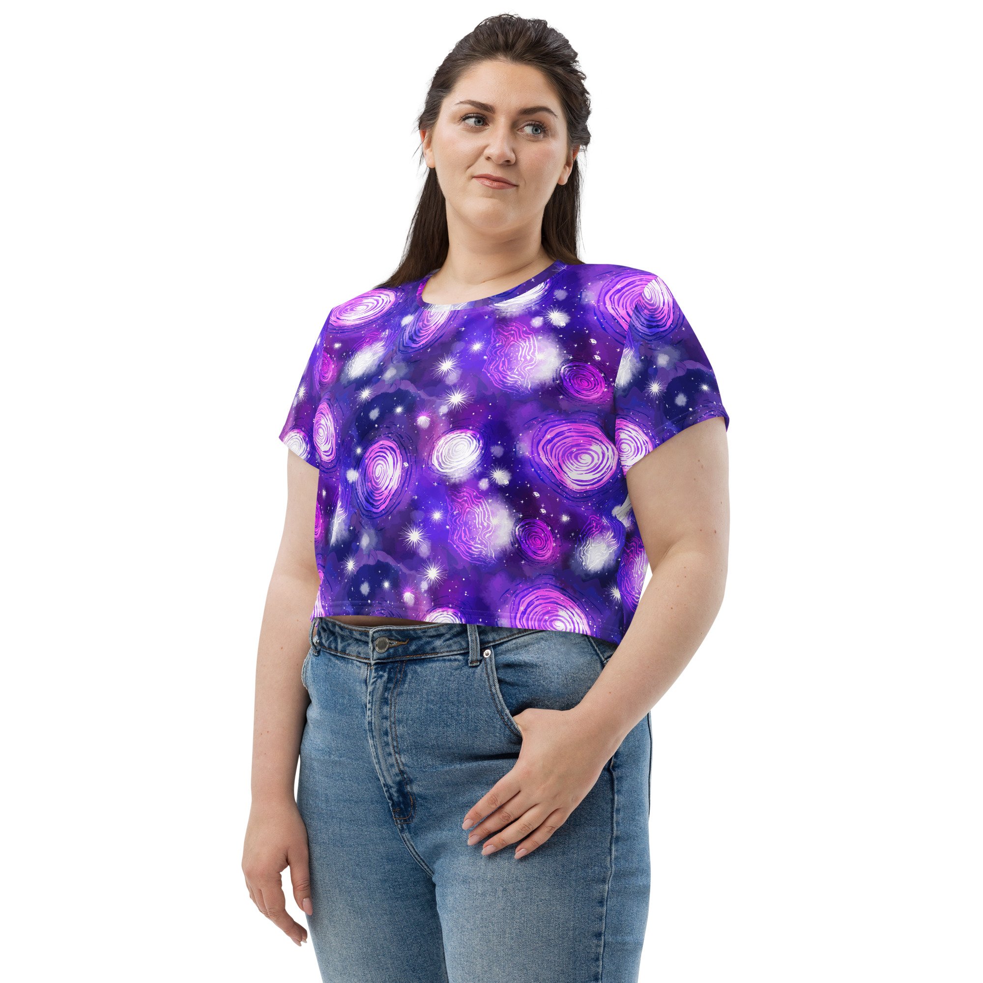 Crop-tee-shirt-activewear-mix-match-costume-outer-space-galaxy-astrounat-astrology-astromony-party