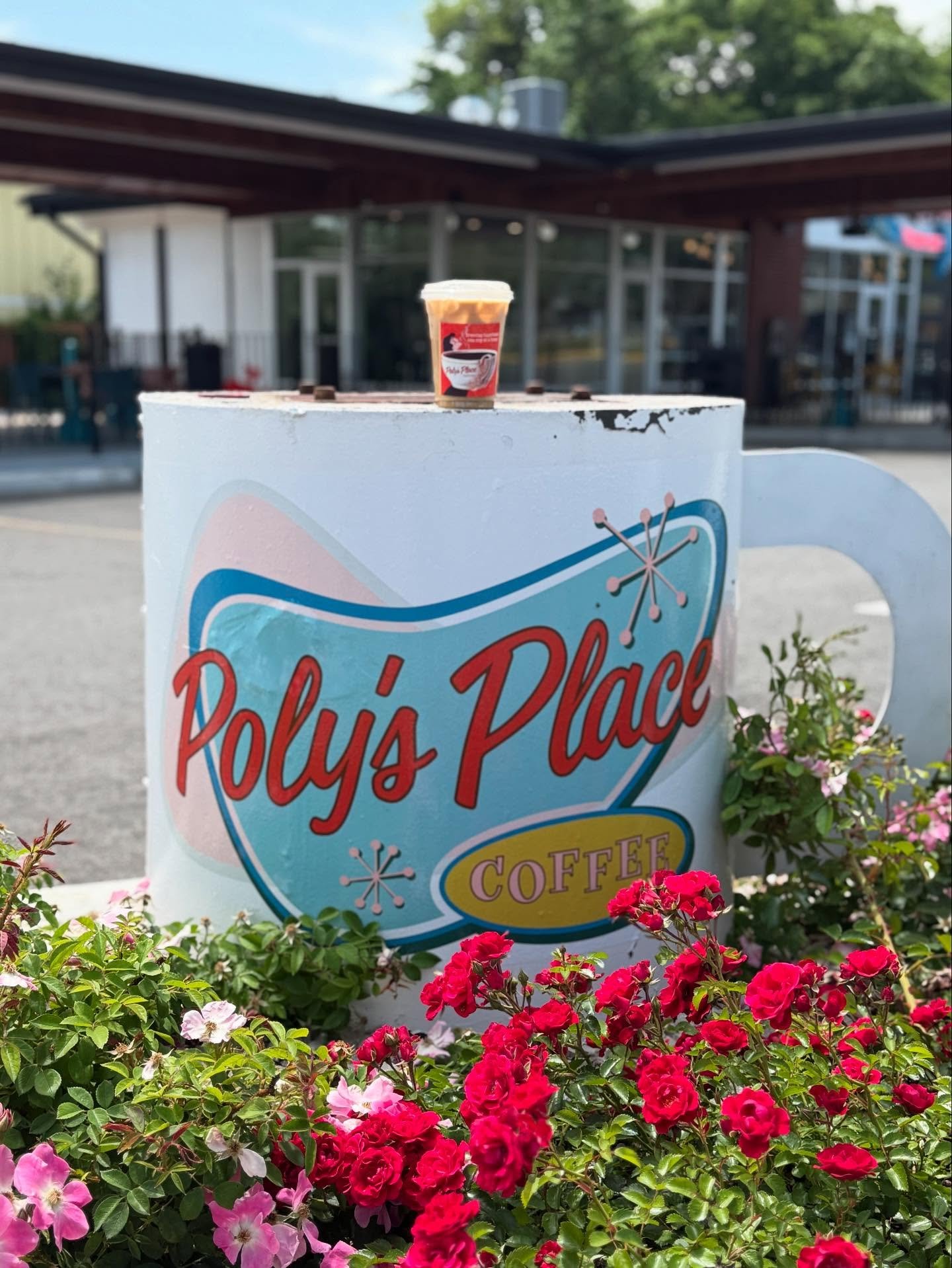 Roses are red,
Espresso is strong,
I&rsquo;ve waited all day
For you to come along.

Lattes are warm,
Cappuccinos foam high,
Your smile&rsquo;s like the sun
In my overcast sky.

Muffins are sweet,
But not like your glance&mdash;
Care for a refill,
Or