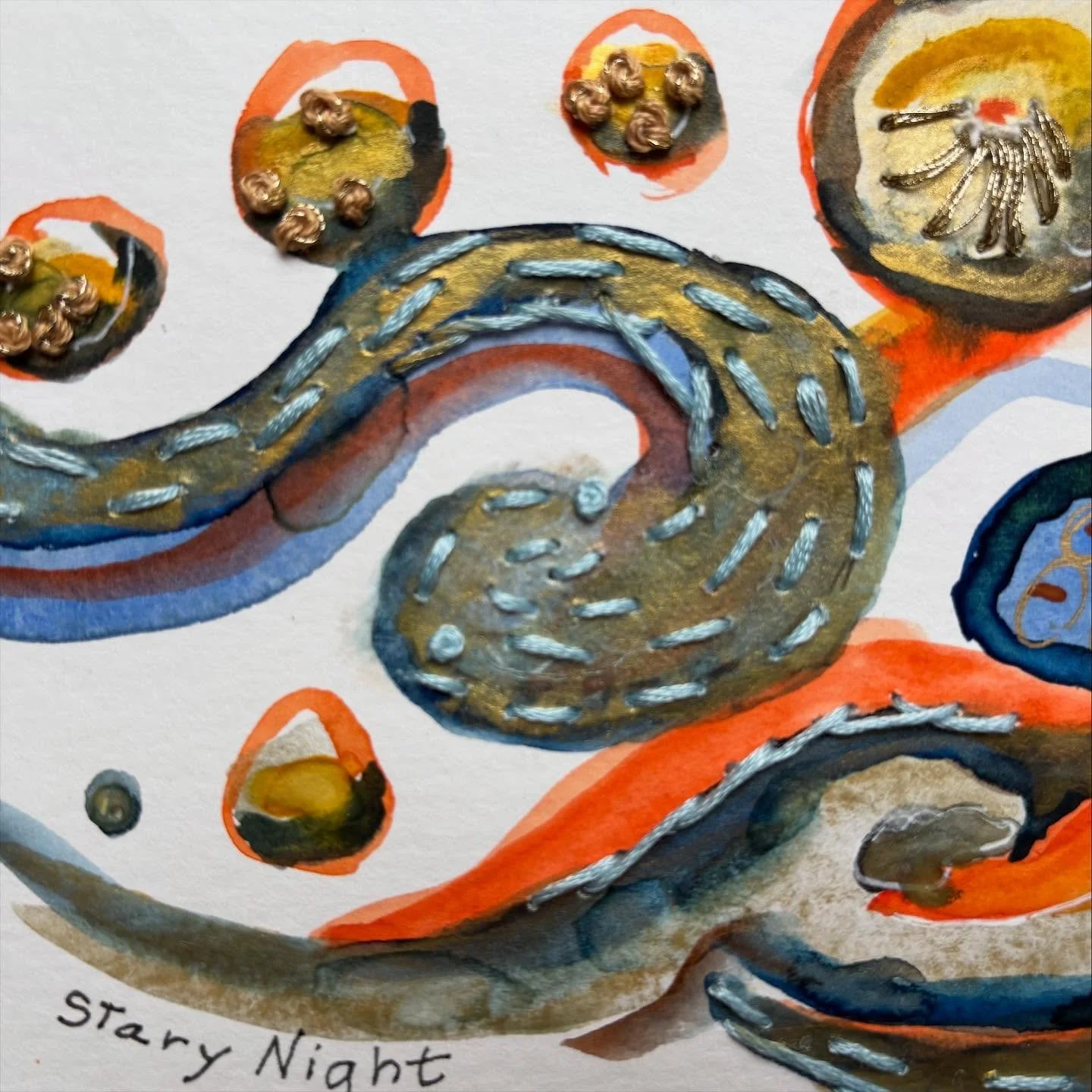 🎨 Come join us Next Thursday October 23rd for a super fun art class. 
Get in touch with your inner creative side 🧠. 
You will learn watercolor and embroidery techniques with @shirley_shirley_originals 

Time : 6-8pm
Location : Poly&rsquo;s Place co