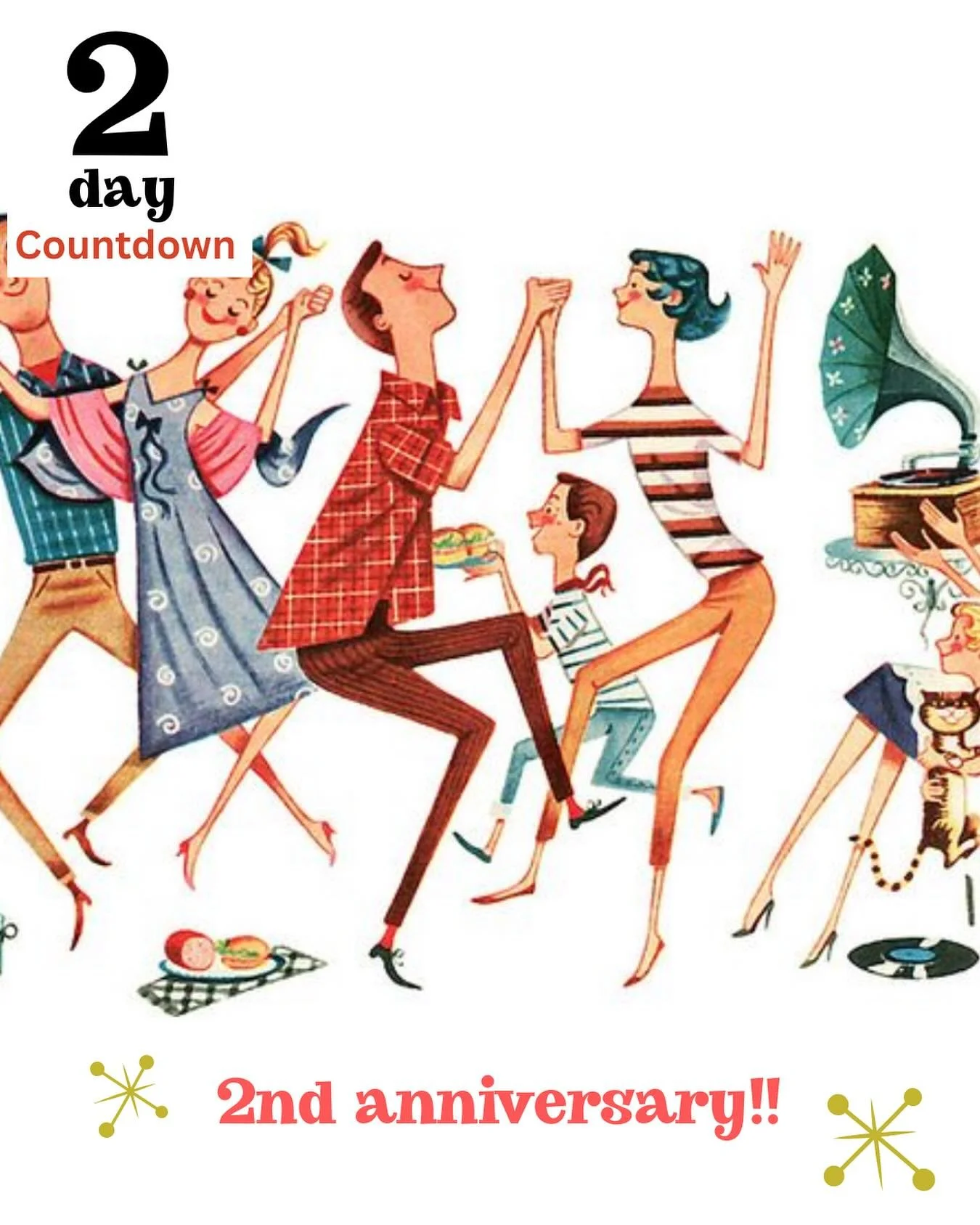 😃 Only two more days until our 2 year celebration! 🎉