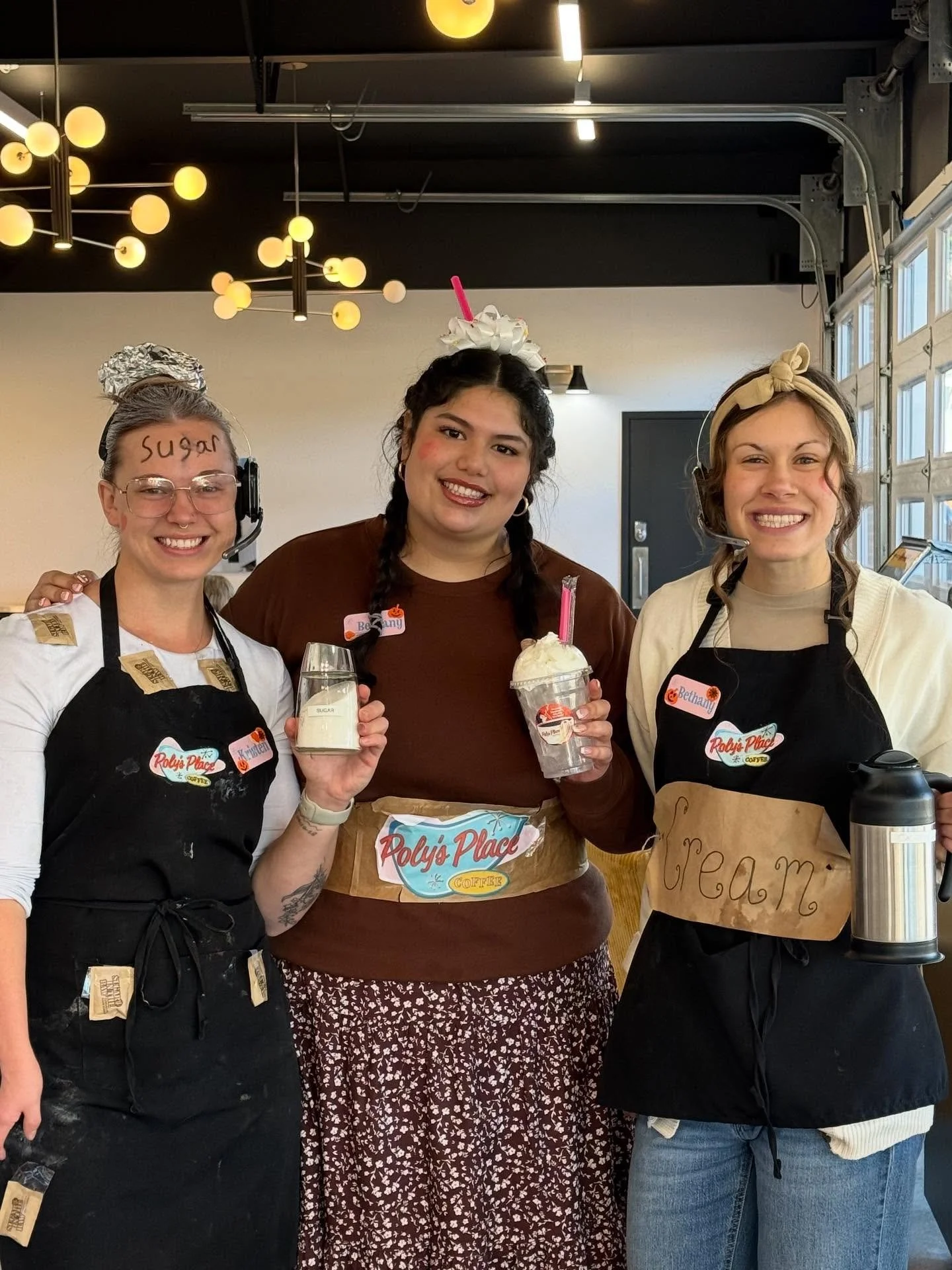 Costume or no costume, you&rsquo;re always welcome here! Our friendly baristas can&rsquo;t wait to serve up your favorite drink with a smile. ☕💛

#hallowen 
#coffee