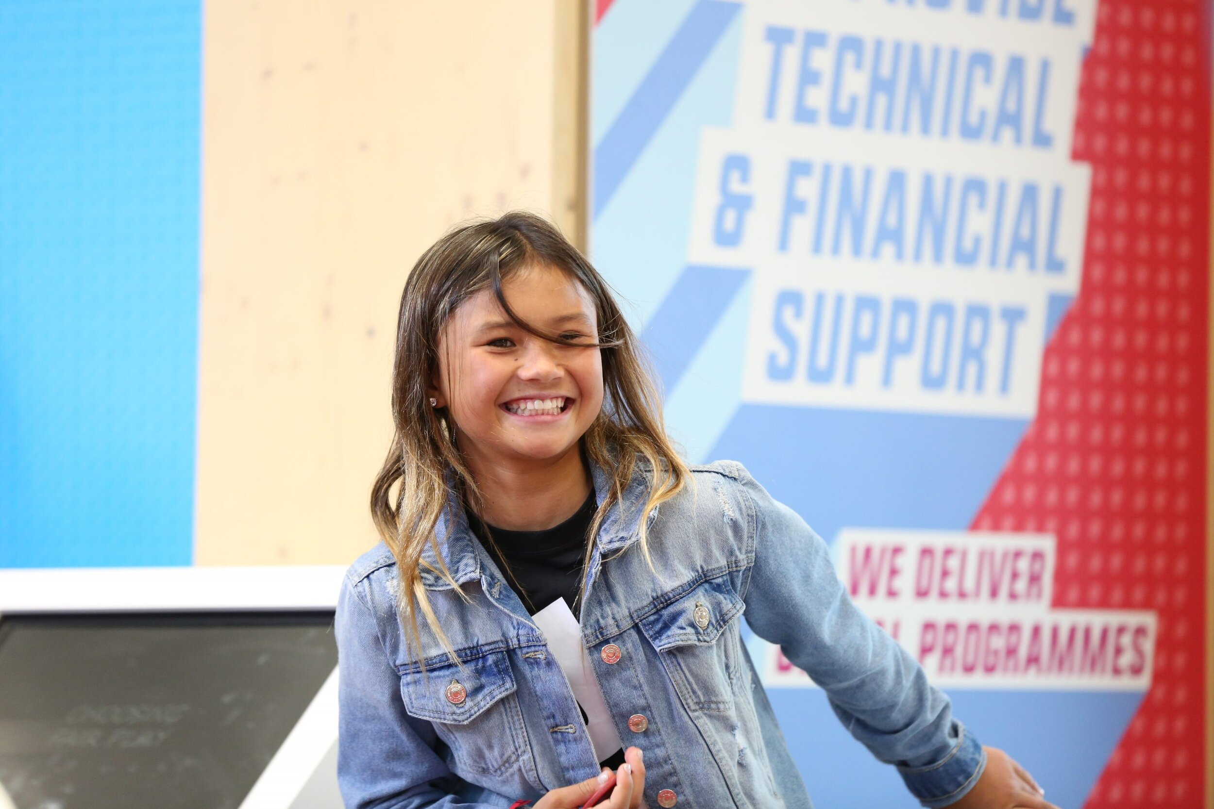 Sky Brown visits the Youth Olympic Games