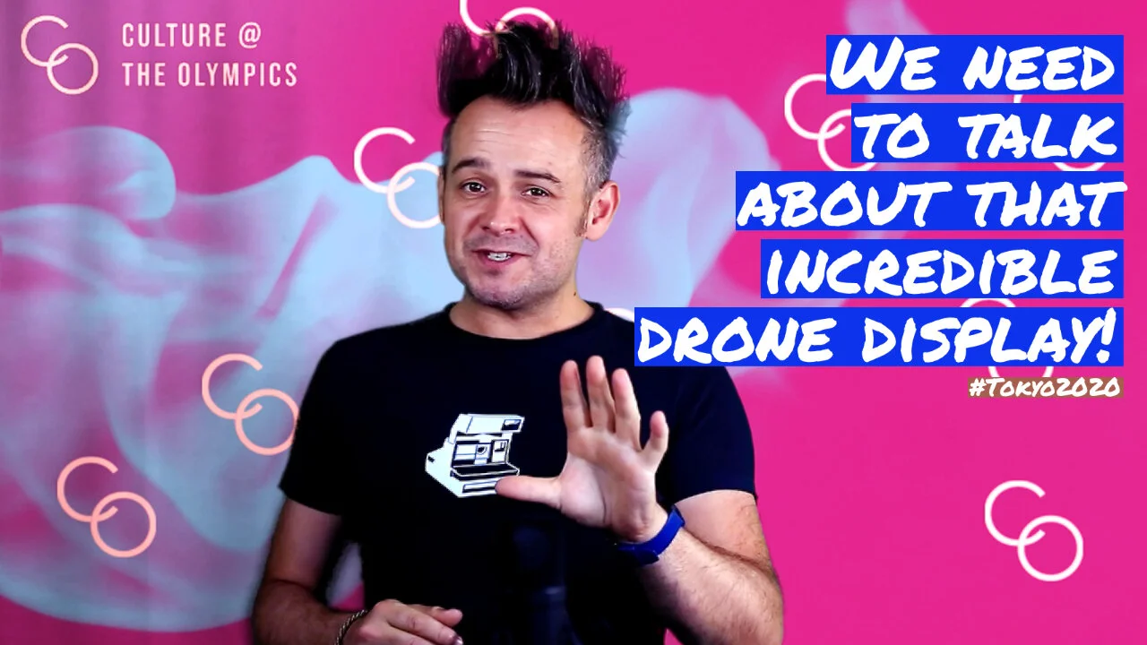 That amazing drone display at the Opening Ceremony #Tokyo2020