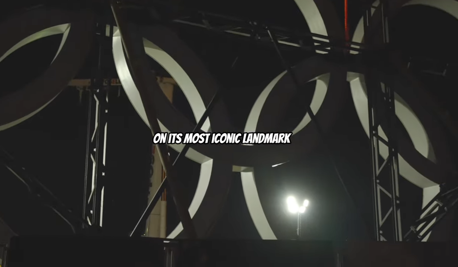 The Olympic Rings arrive to Paris