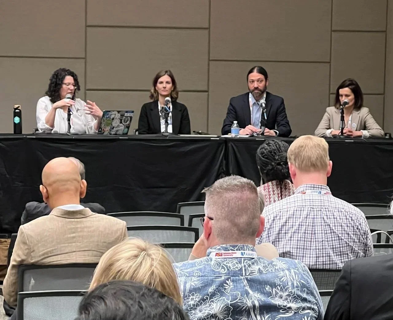 Marta and collaborators hold a panel at the AAAS meeting in Phoenix, AZ