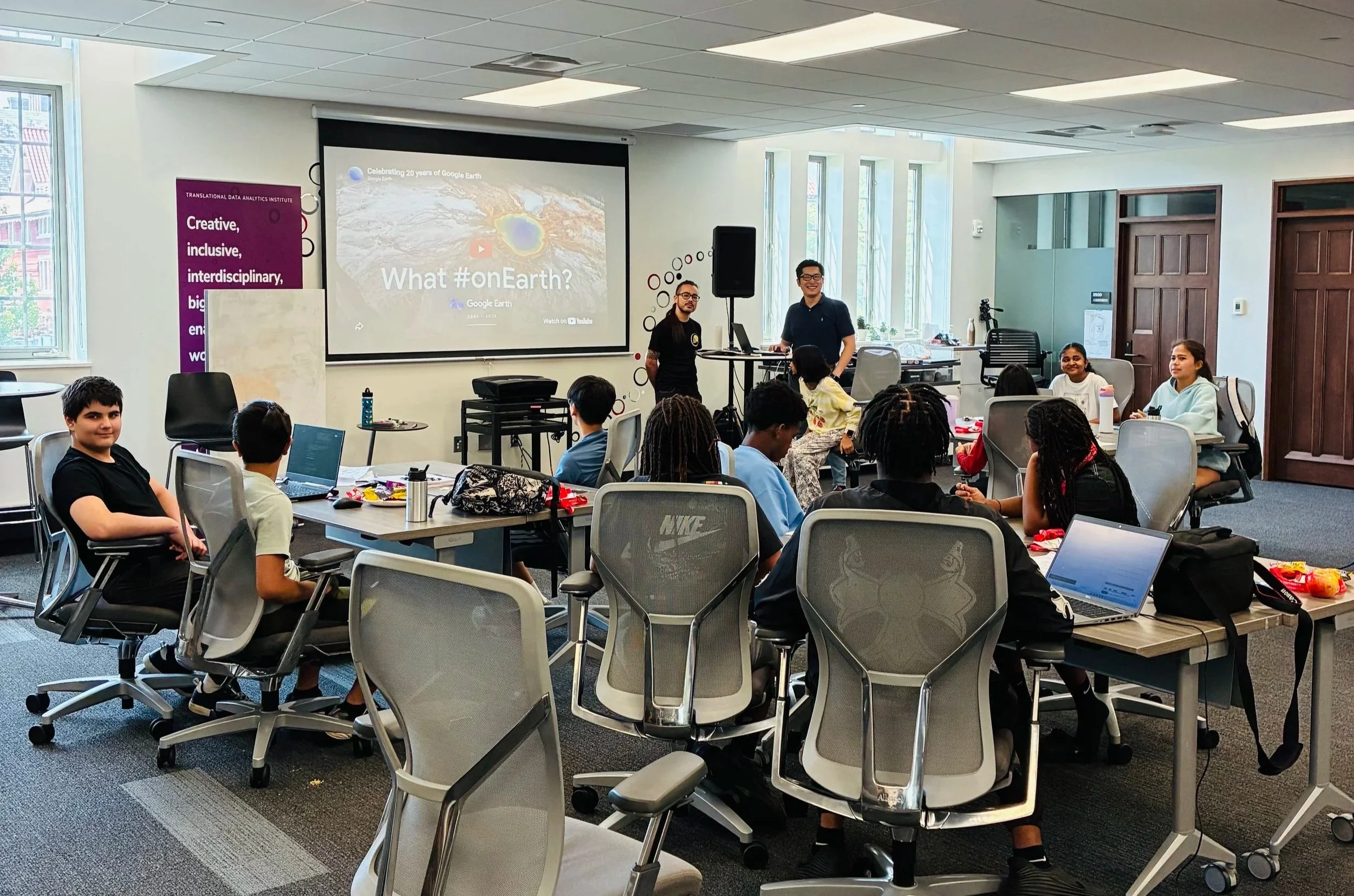 TDAI Data Science Summer Camp 2026: Chenyang and Hikaru teach data science to middle-schoolers