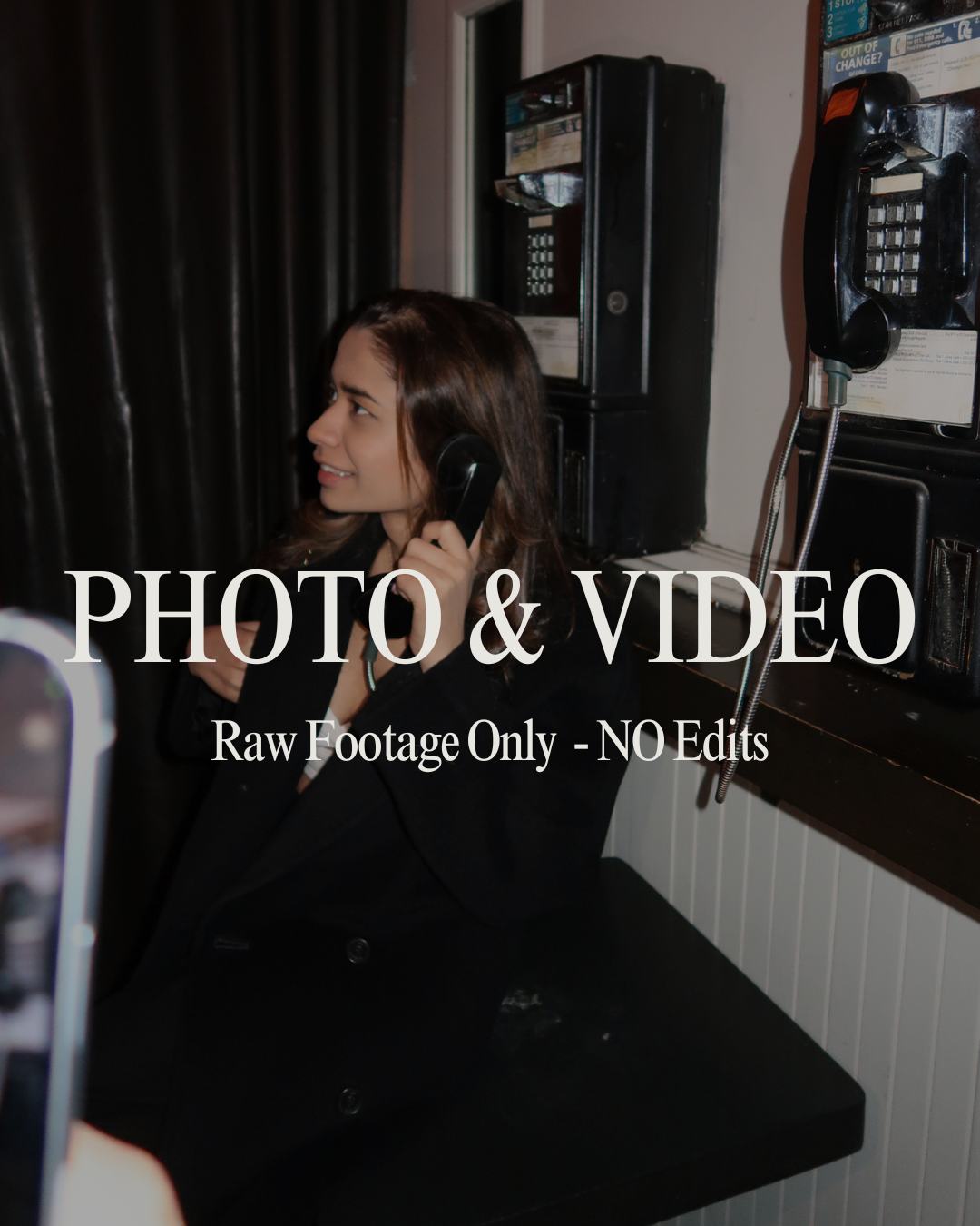 Photography & Videography (NO Edits)